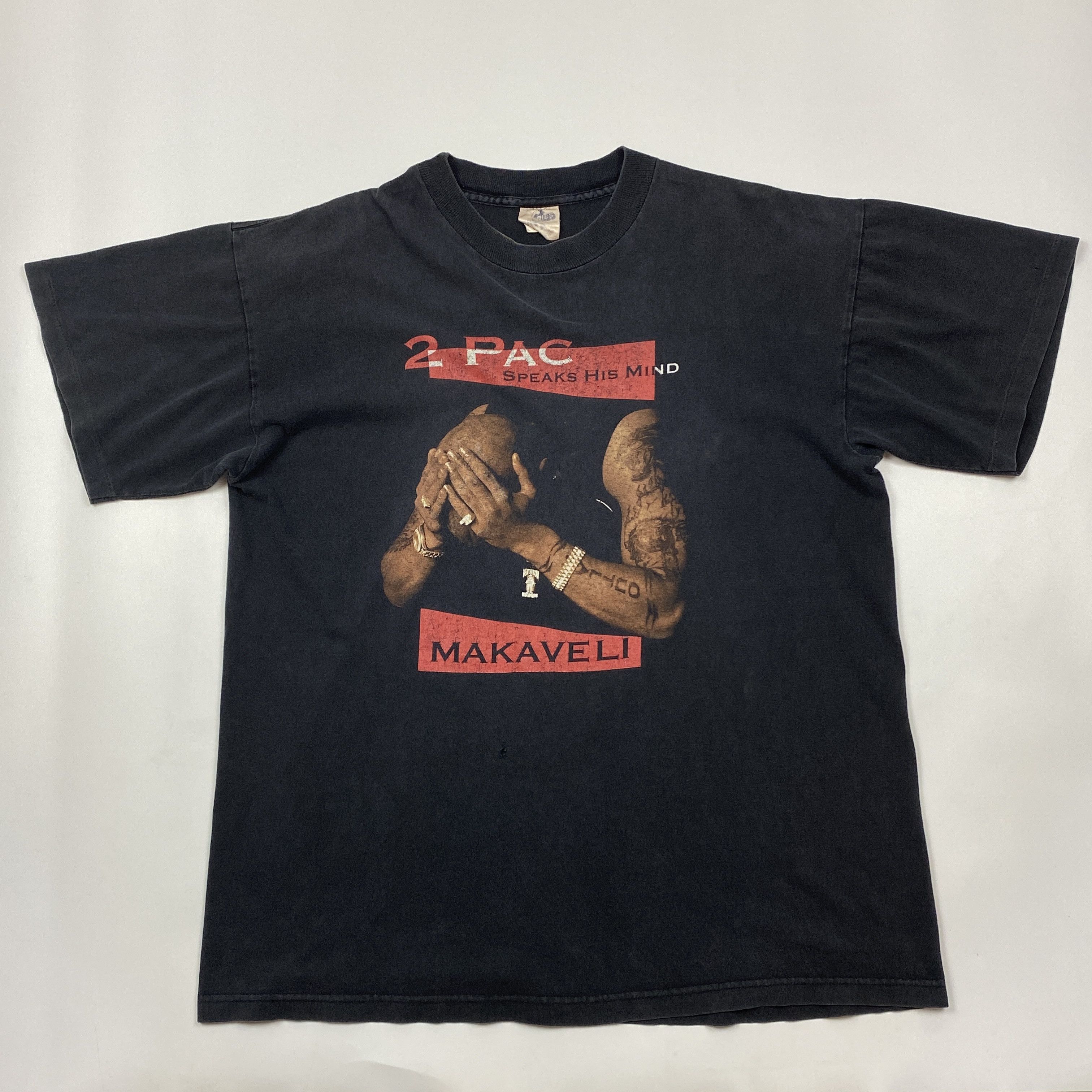 Vintage Vintage 90s 2Pac Death Row Records T Shirt Hip Hop Rap Tee ...