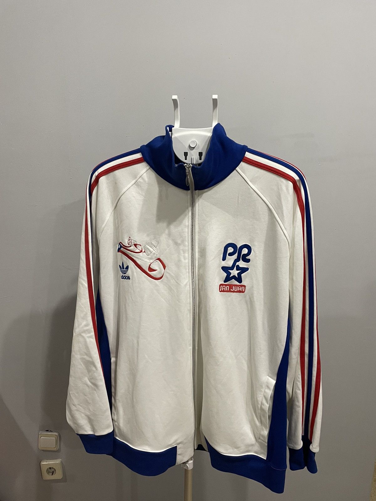 Adidas × Vintage Vintage Adidas Track top San Juan Puerto Rico Grailed