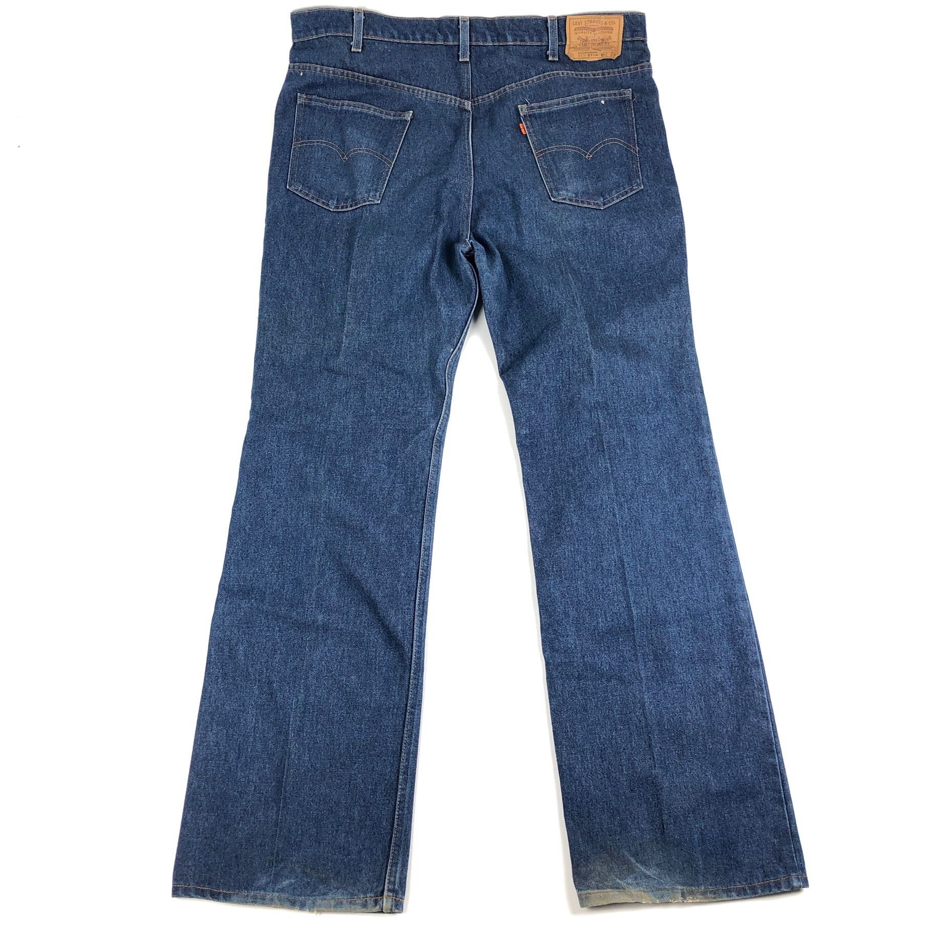 Levi's × Vintage Levi’s 517 0917 Orange Tab – Vintage 1980s – Fantastic 42×34 Size US 42 / EU 58 - 2 Thumbnail