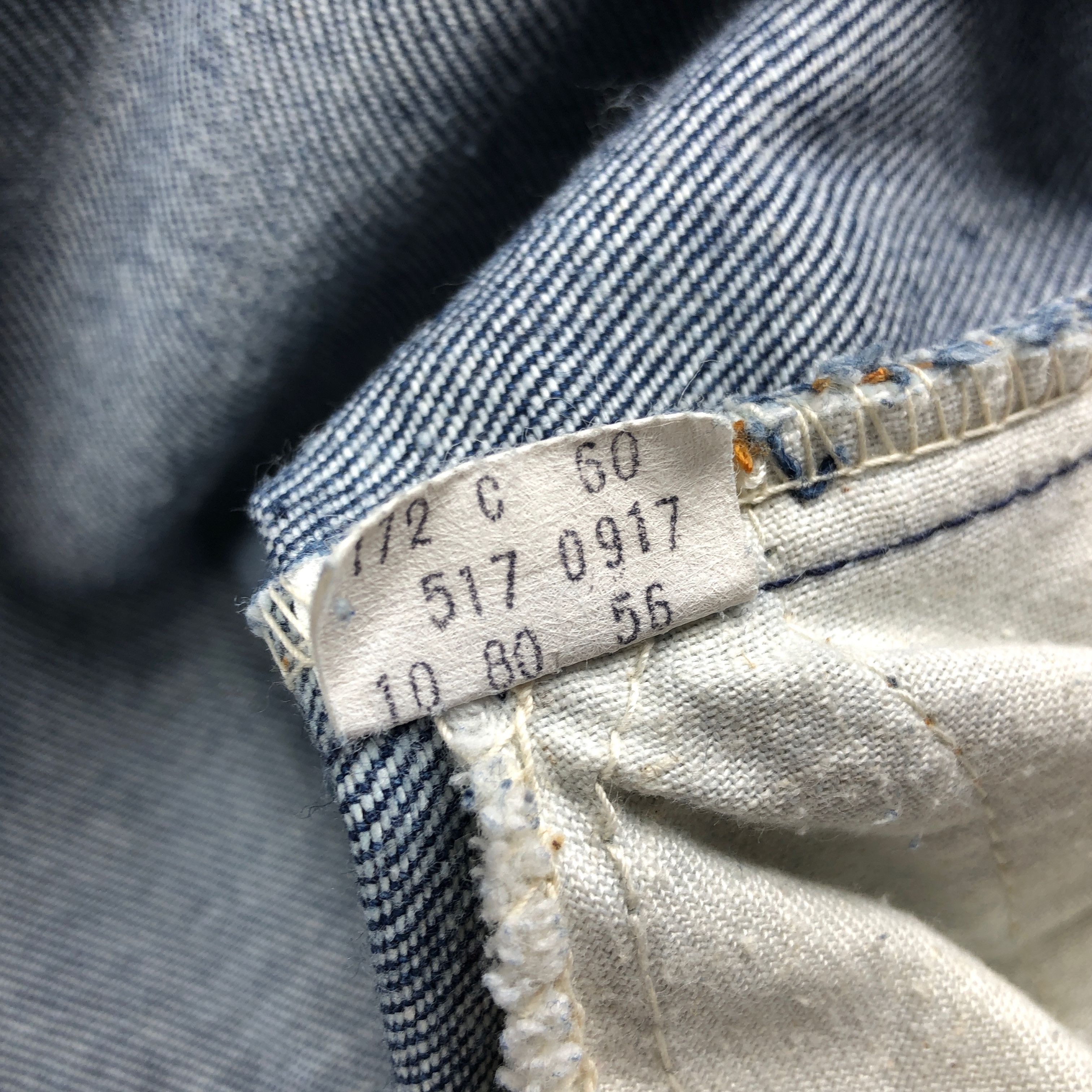 Levi's × Vintage Levi’s 517 0917 Orange Tab – Vintage 1980s – Fantastic 42×34 Size US 42 / EU 58 - 8 Thumbnail