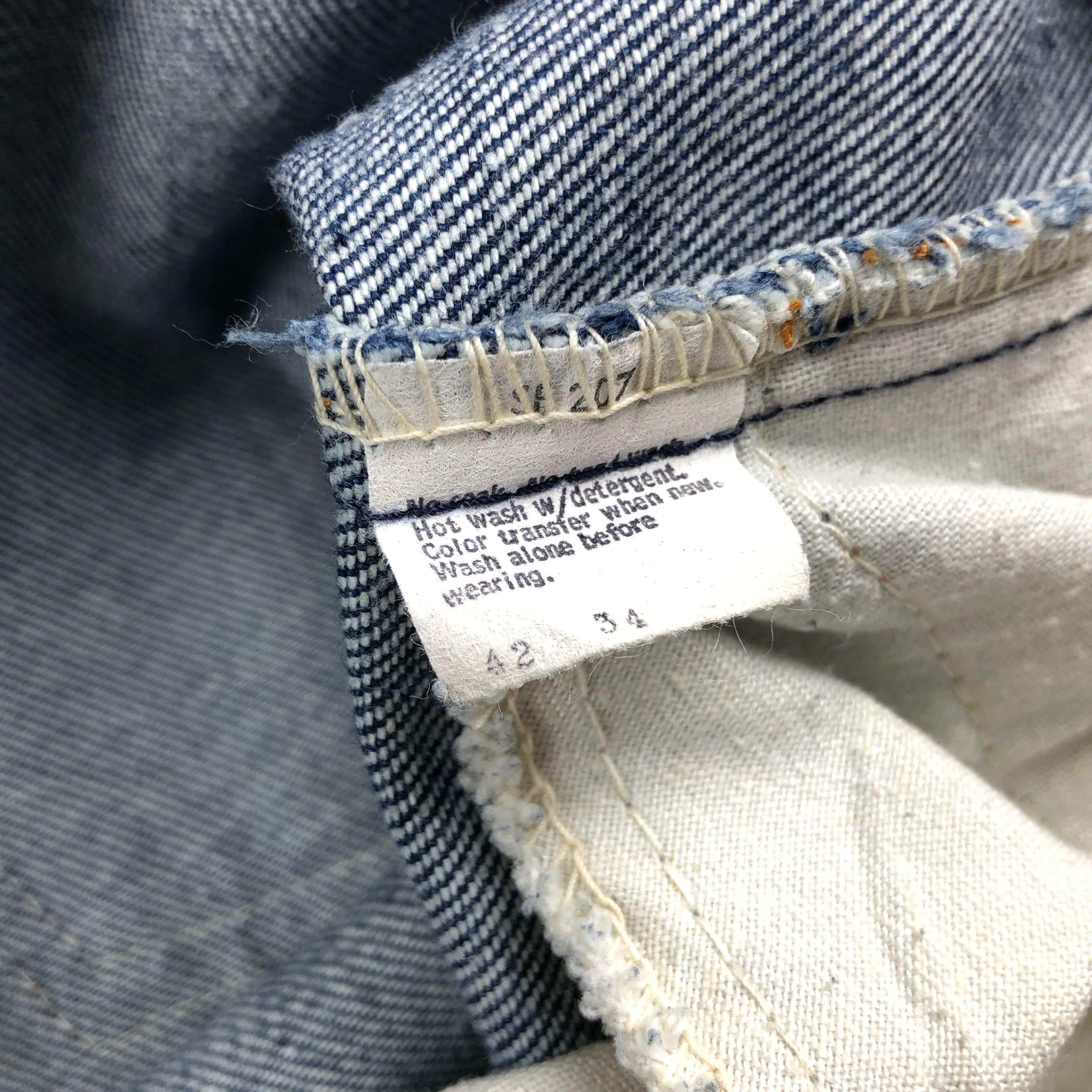 Levi's × Vintage Levi’s 517 0917 Orange Tab – Vintage 1980s – Fantastic 42×34 Size US 42 / EU 58 - 7 Thumbnail
