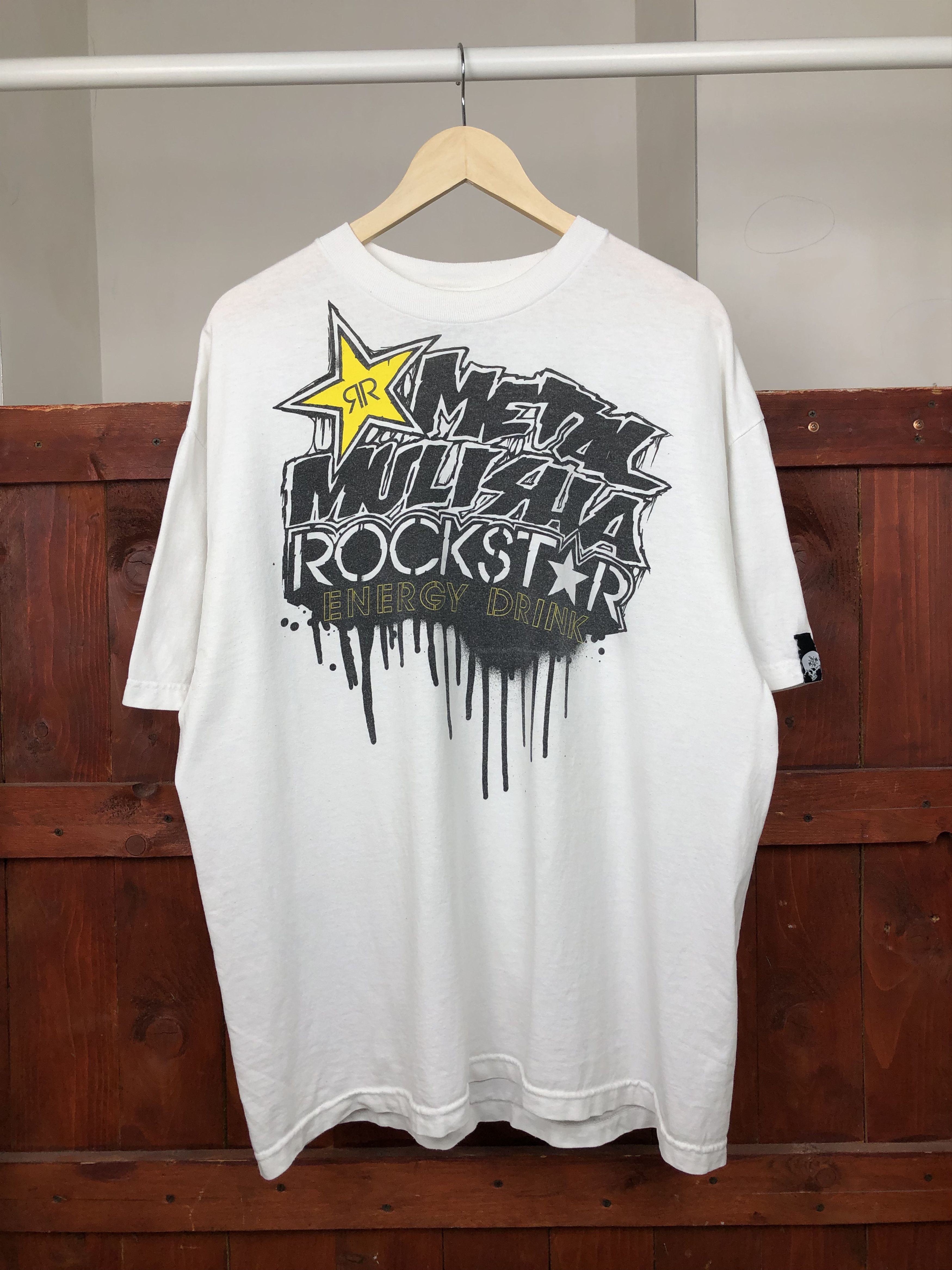 Vintage Metal Mulisha Rockstar x ENERGY Drink vintage printed tee Grailed