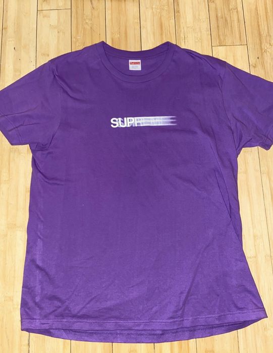 Supreme Brand New Supreme Motion Logo Tee Purple Large SS20