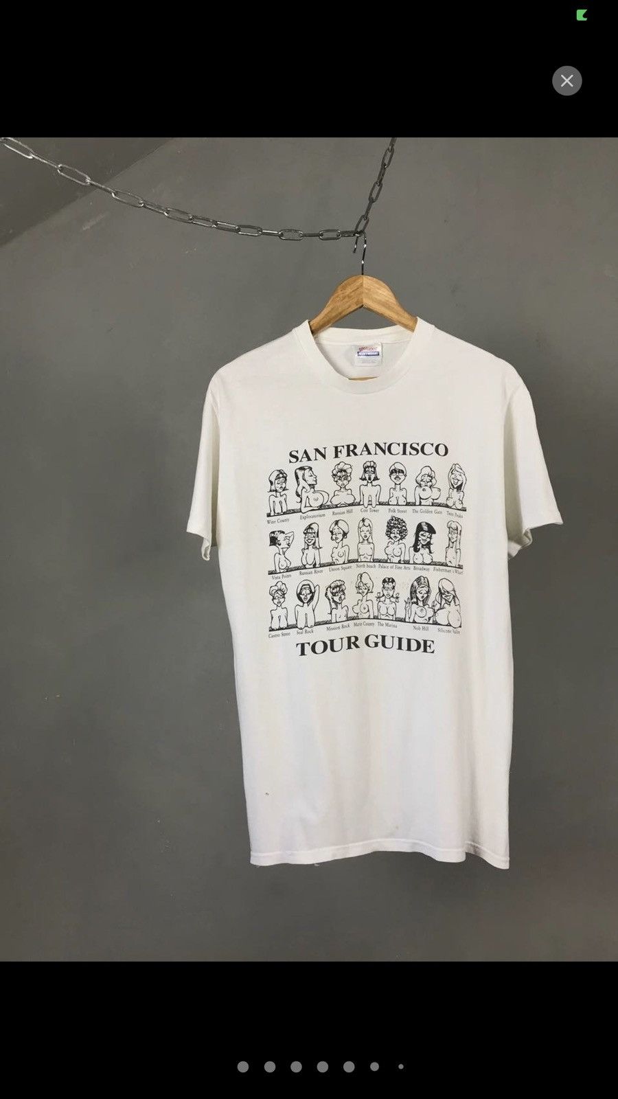 Vintage San Francisco Tour Guide other art boobs humor tee | Grailed