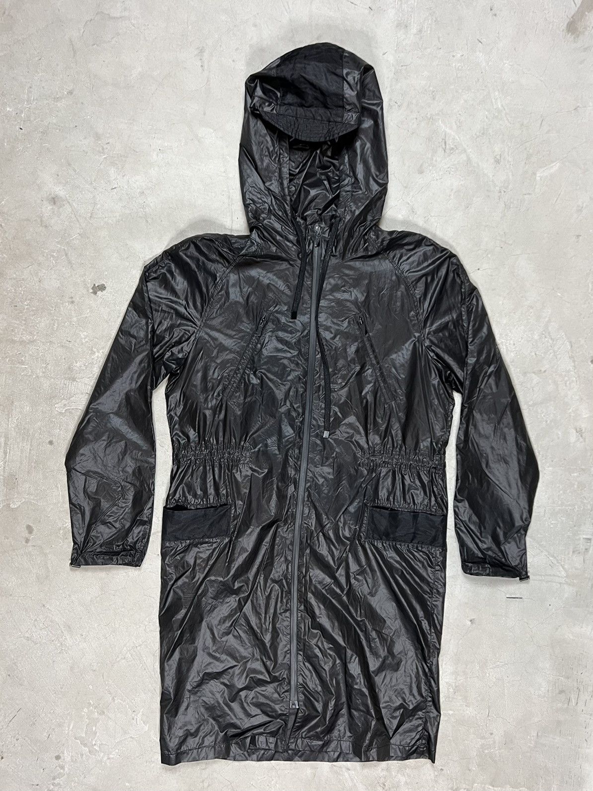 image of D Gnak By Kang D D. Gnak By Kang. D Thin Nylon Jacket in Black, Men's (Size Medium)