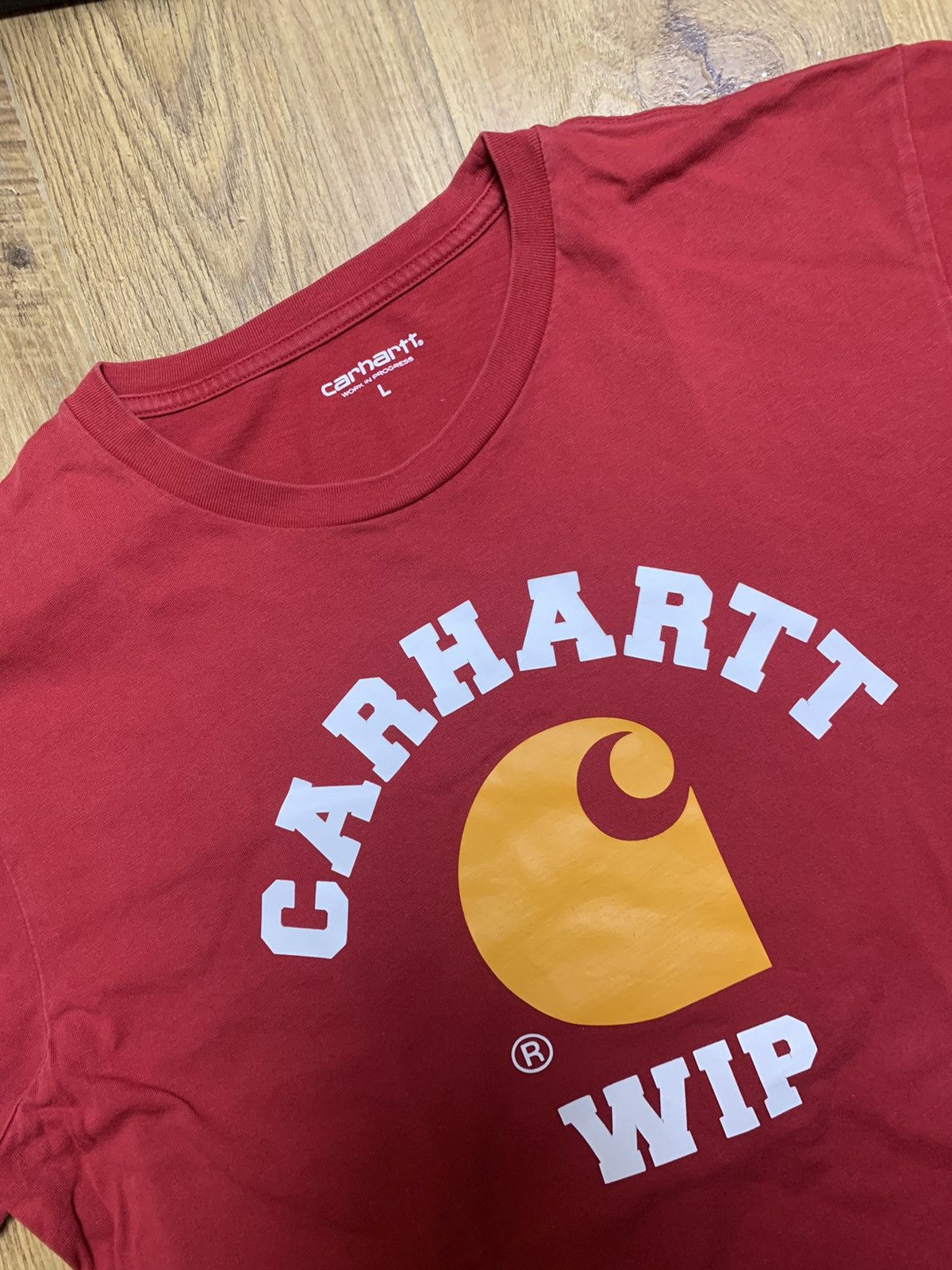 Carhartt Carhartt Wip red tee Size US L / EU 52-54 / 3 - 2 Thumbnail