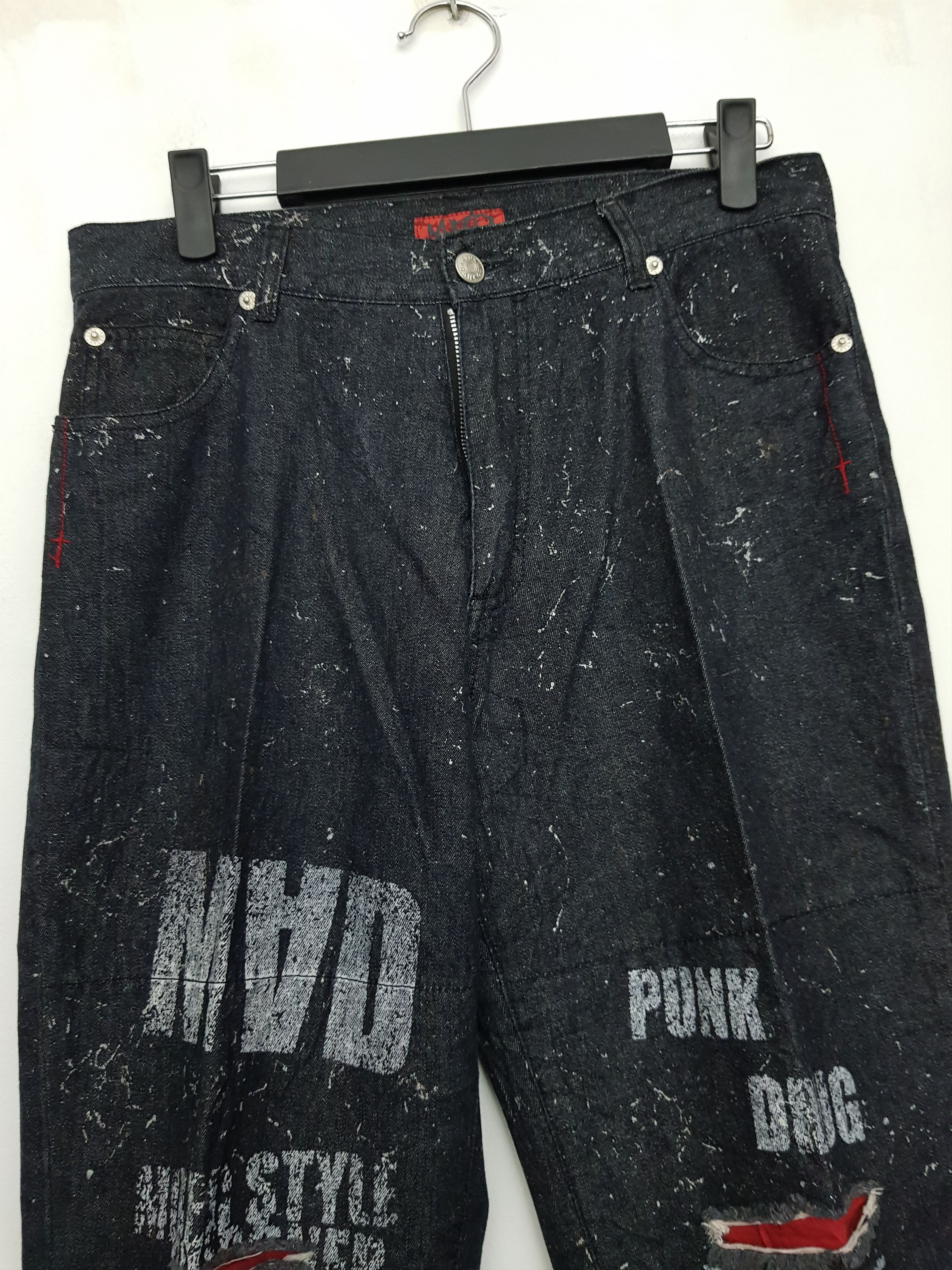 Japanese Brand Japanese brand printed Pants Size US 33 - 3 Thumbnail