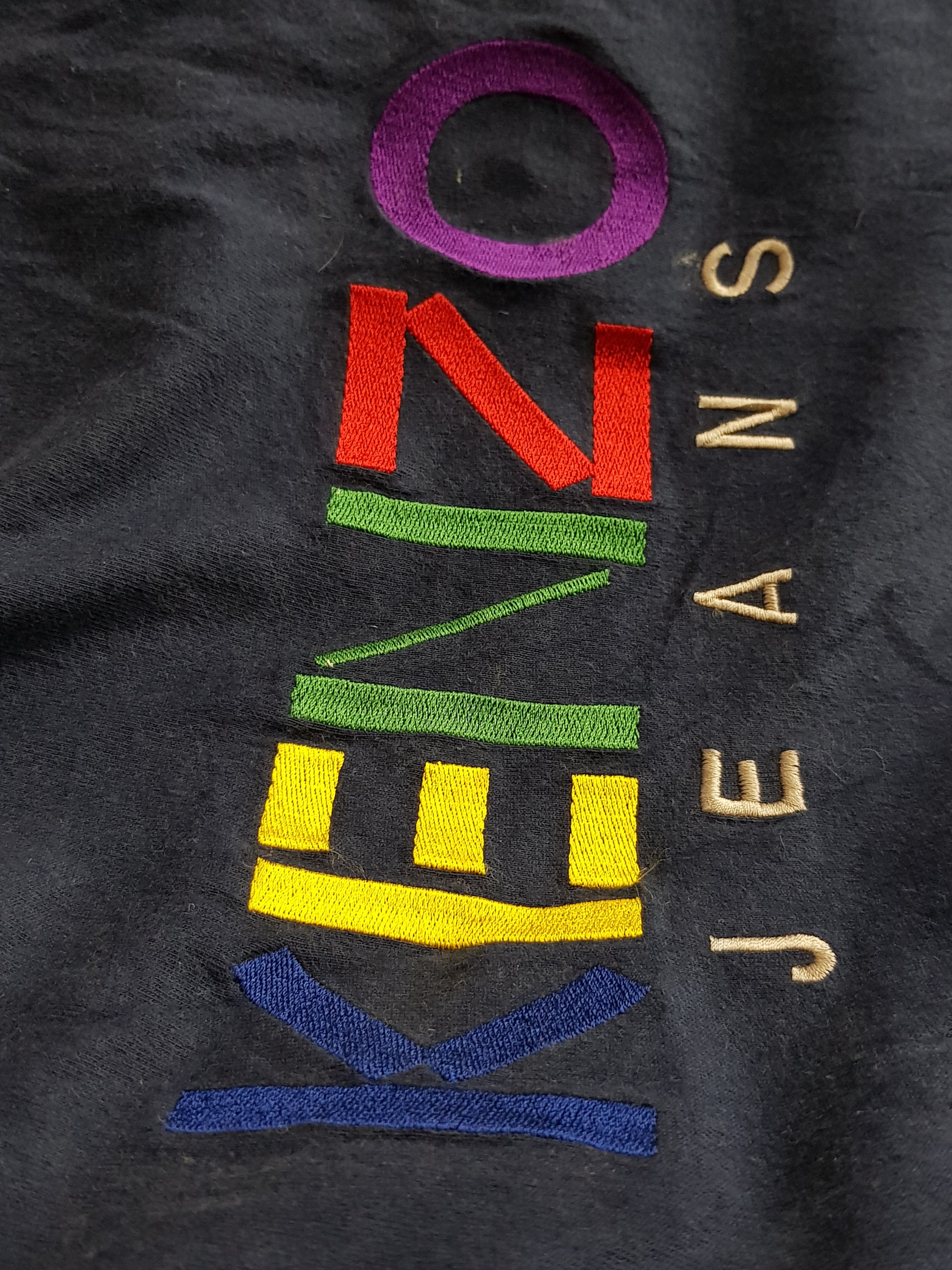 Designer × Kenzo 90's Kenzo Multicolor Spellout Logo Embroidery Tshirt Size US S / EU 44-46 / 1 - 3 Thumbnail