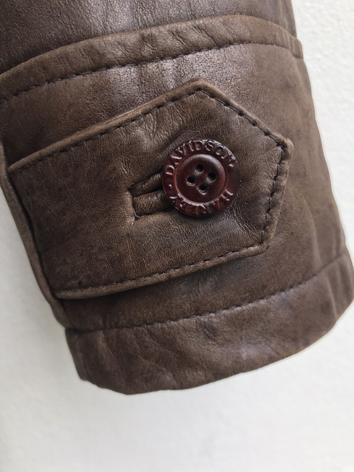 Harley Davidson Vintage Harley Davidson Cowhide Leather Coat Size US S / EU 44-46 / 1 - 5 Thumbnail
