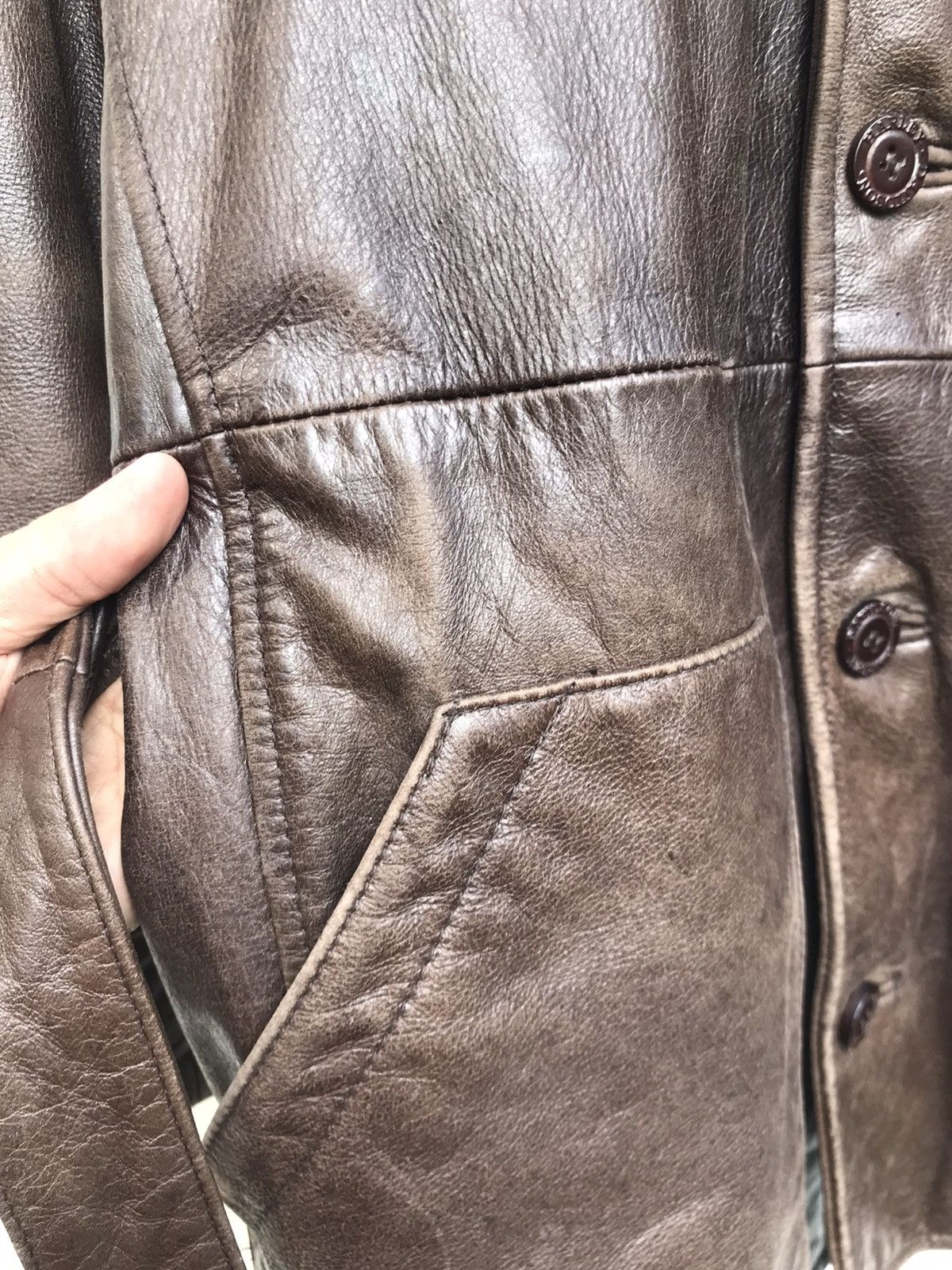 Harley Davidson Vintage Harley Davidson Cowhide Leather Coat Size US S / EU 44-46 / 1 - 21 Thumbnail