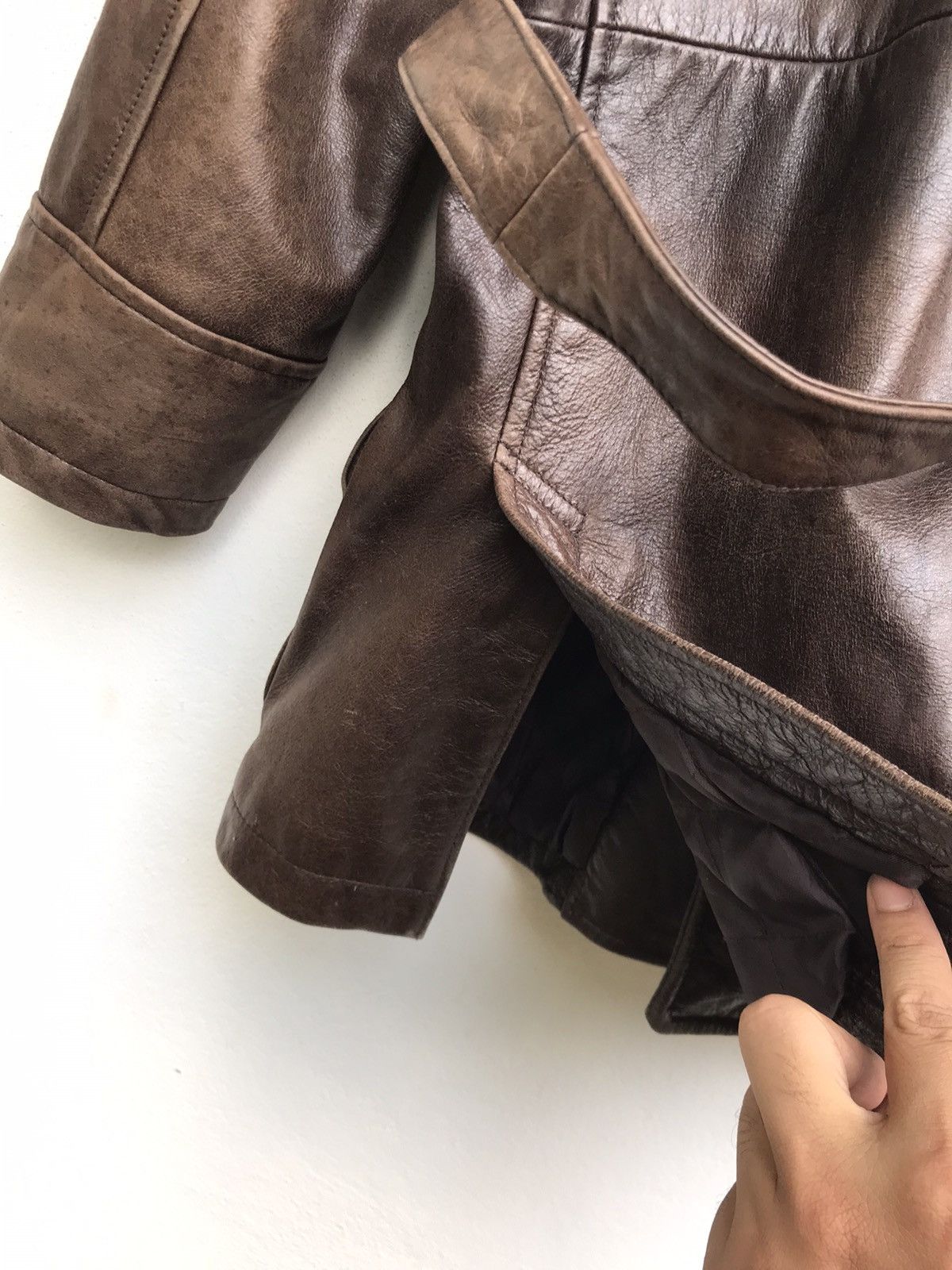Harley Davidson Vintage Harley Davidson Cowhide Leather Coat Size US S / EU 44-46 / 1 - 14 Thumbnail