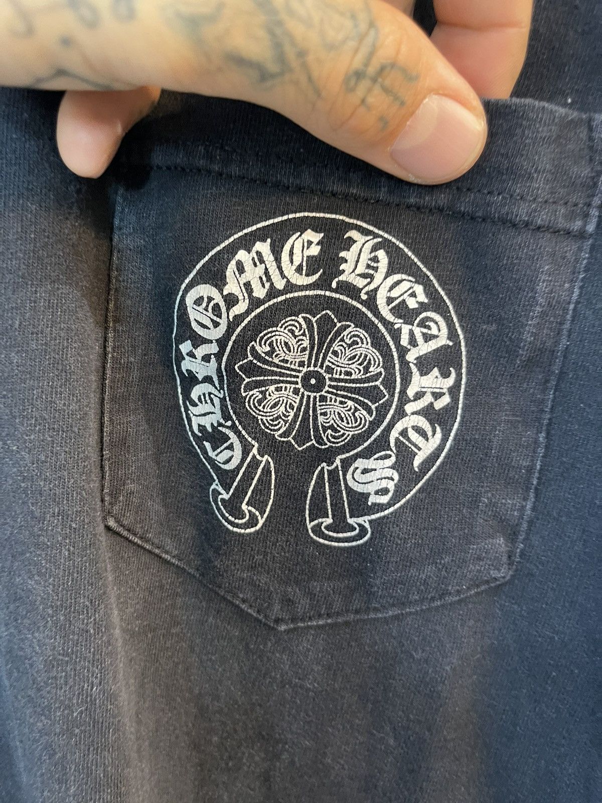 90s CHROME HEARTS NEW YORK限定 TEE S CHROME HEARTS クロムハーツ OLD NEW YORK限定 S/S Tee クロス