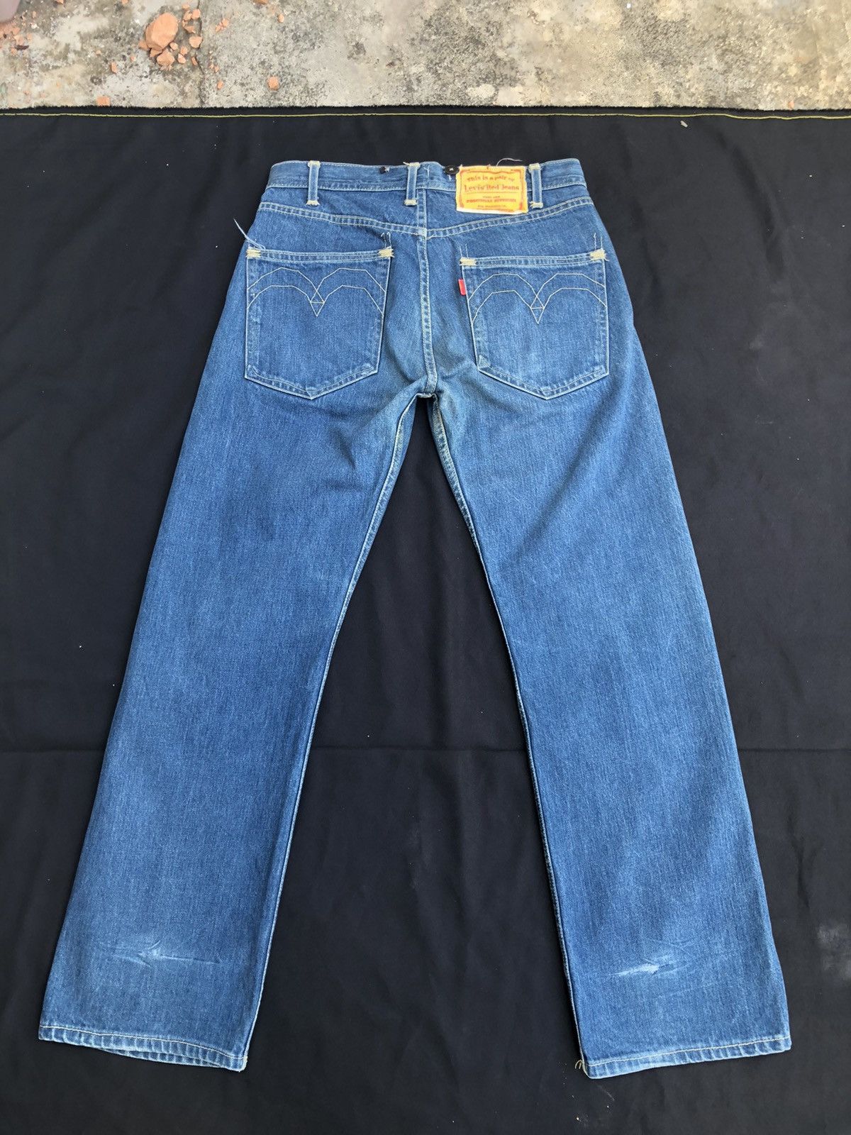 Levi's Vintage Levi’s RED Jeans Billy-Bob Denim Pant Size US 29 - 2 Thumbnail