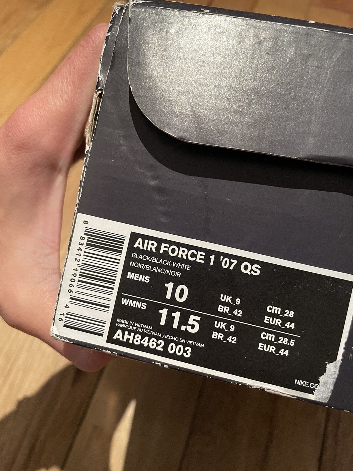 Nike Nike Air Force 1 07 QS Velvet Rose 2018 Size US 10 / EU 43 - 11 Thumbnail