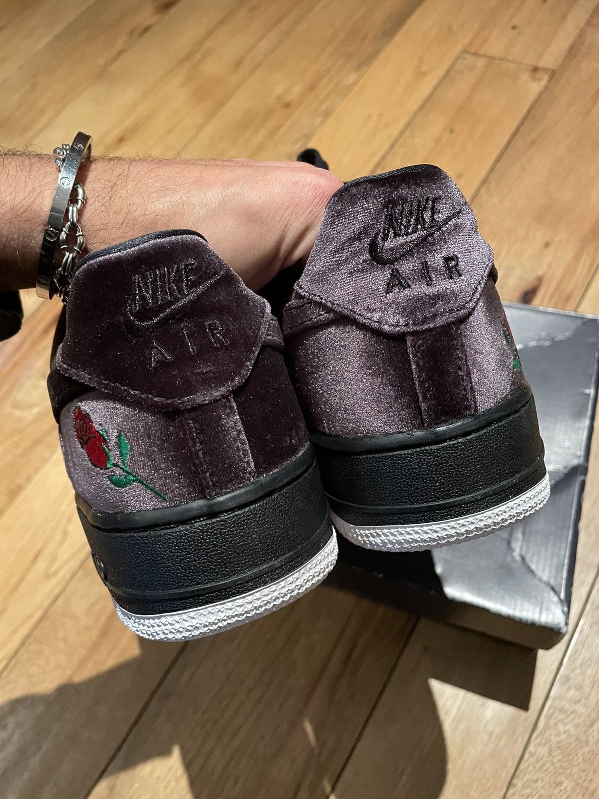 Nike Nike Air Force 1 07 QS Velvet Rose 2018 Size US 10 / EU 43 - 8 Thumbnail