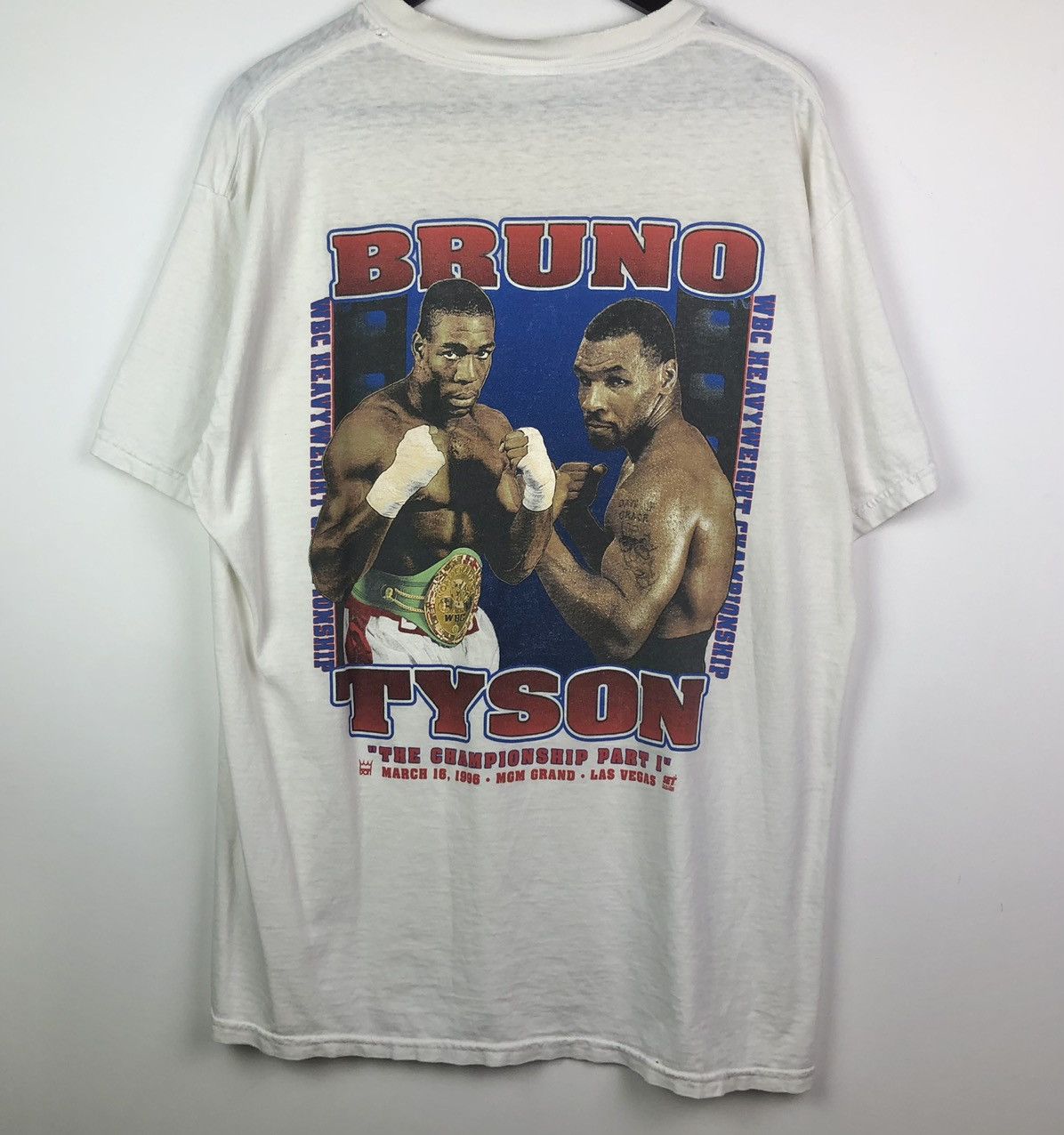 MIKE TYSON Vs. Frank Lutte Bruno 2 Original Affiche 1996 / Original Vintage Mint