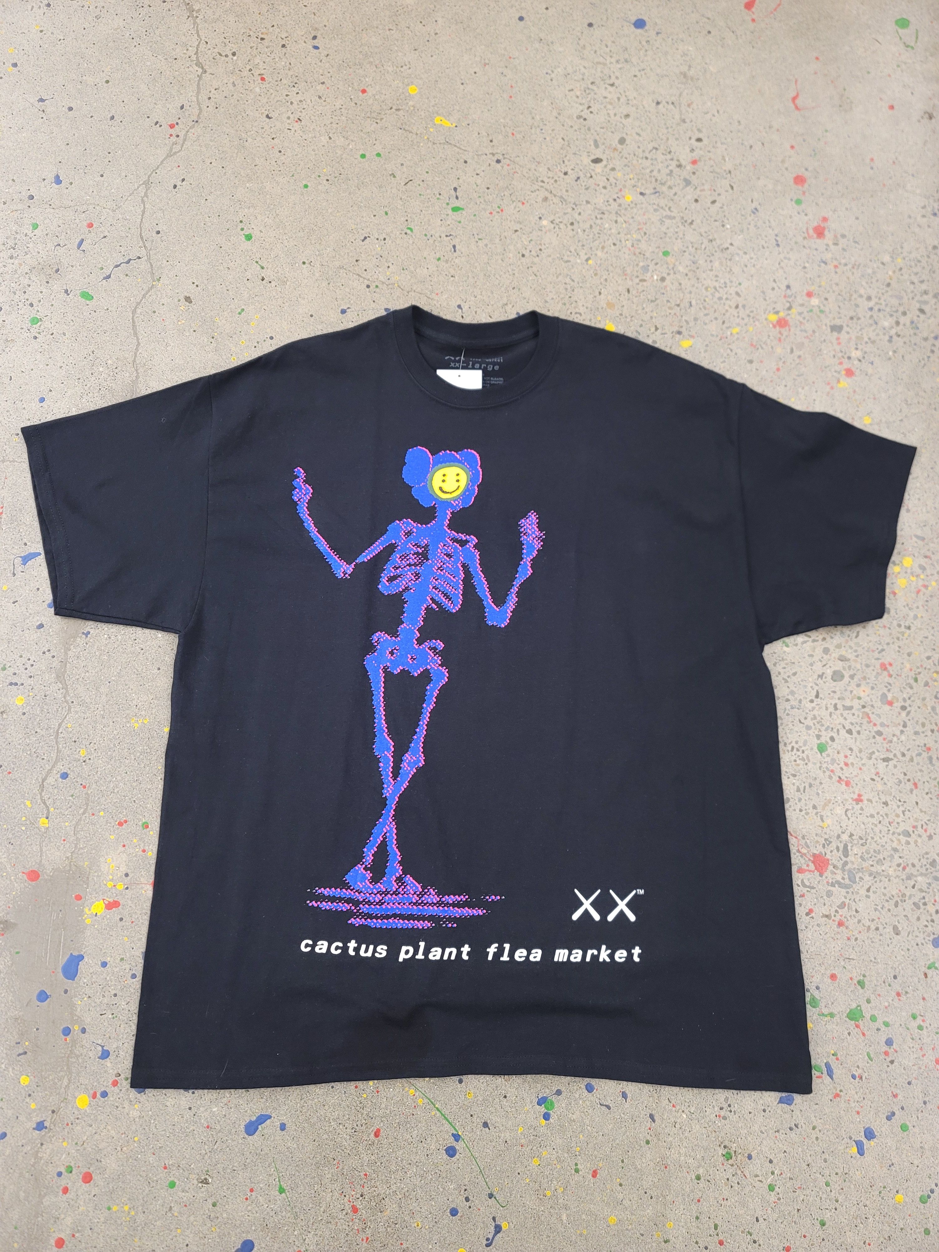 Kaws Kaws Cactus Plant Flea Market Black tee size XXL Grailed