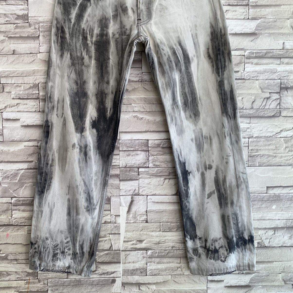 Levi's Vintage 90s Levis 501 Bleach Distressed Jeans Size US 30 / EU 46 - 5 Thumbnail