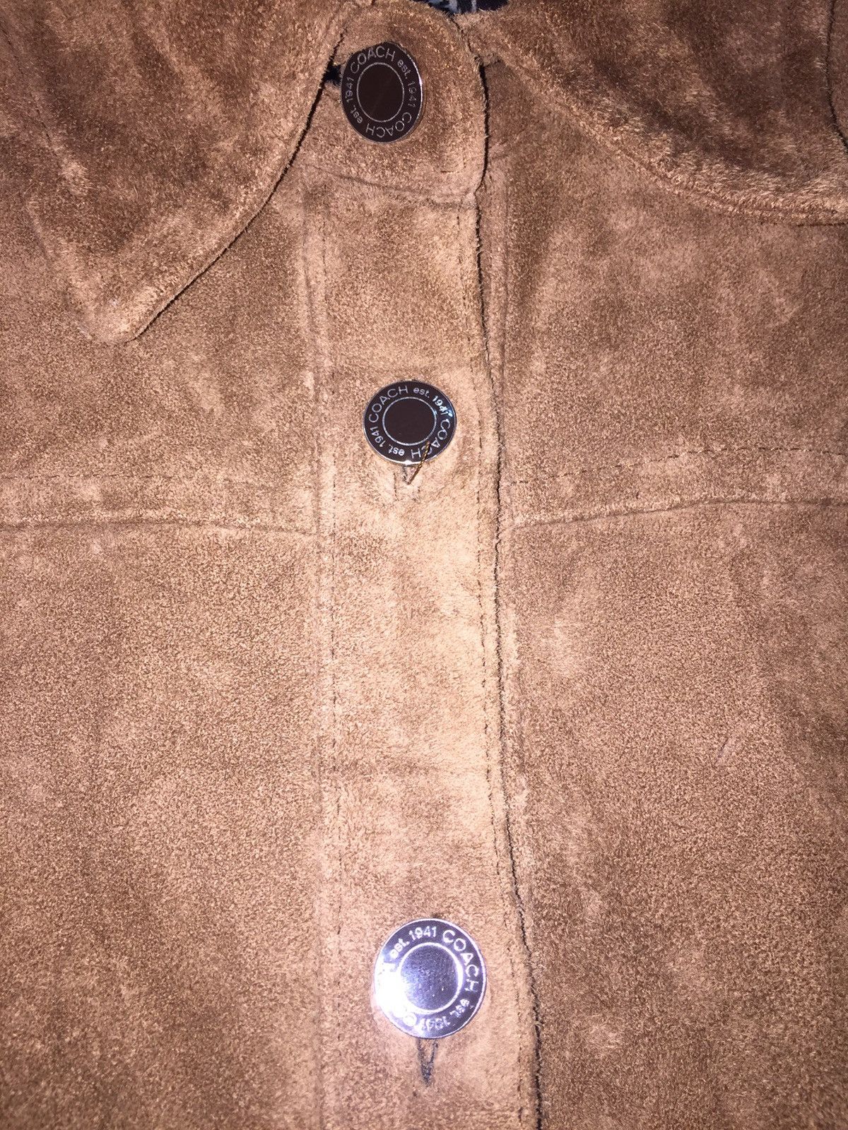 Coach × Vintage Master Class🔥Vintage Coach full leather coat Size S / US 4 / IT 40 - 5 Thumbnail