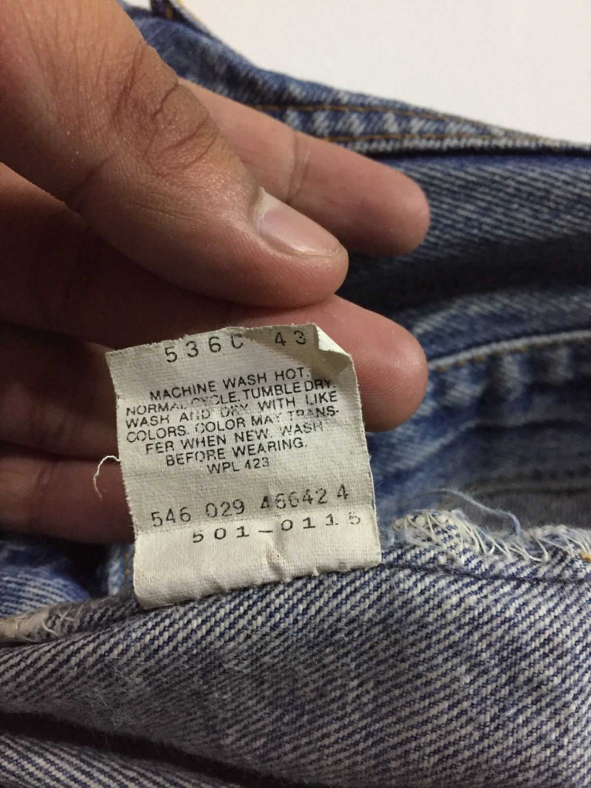 Levi's Vintage Levis 501 button fly 524 made in USA Size US 30 / EU 46 - 9 Thumbnail