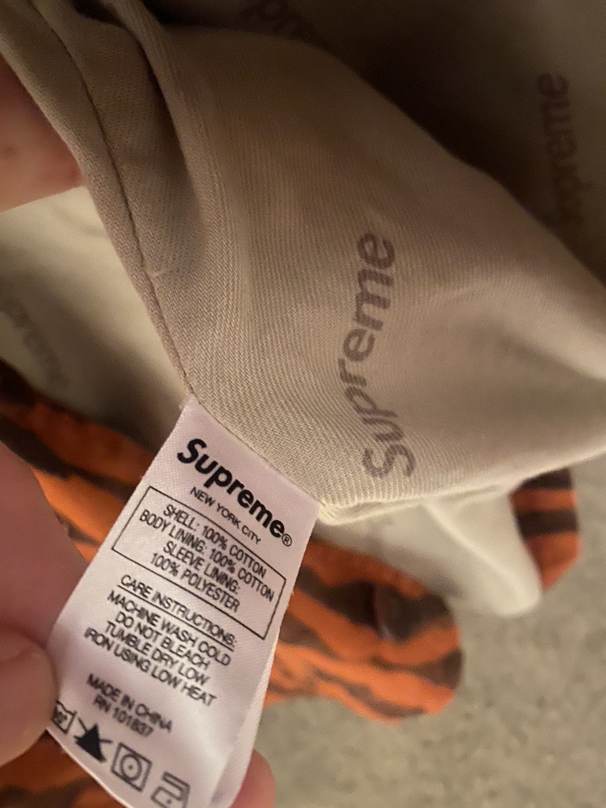 Supreme Supreme barn coat tiger stripe | Grailed