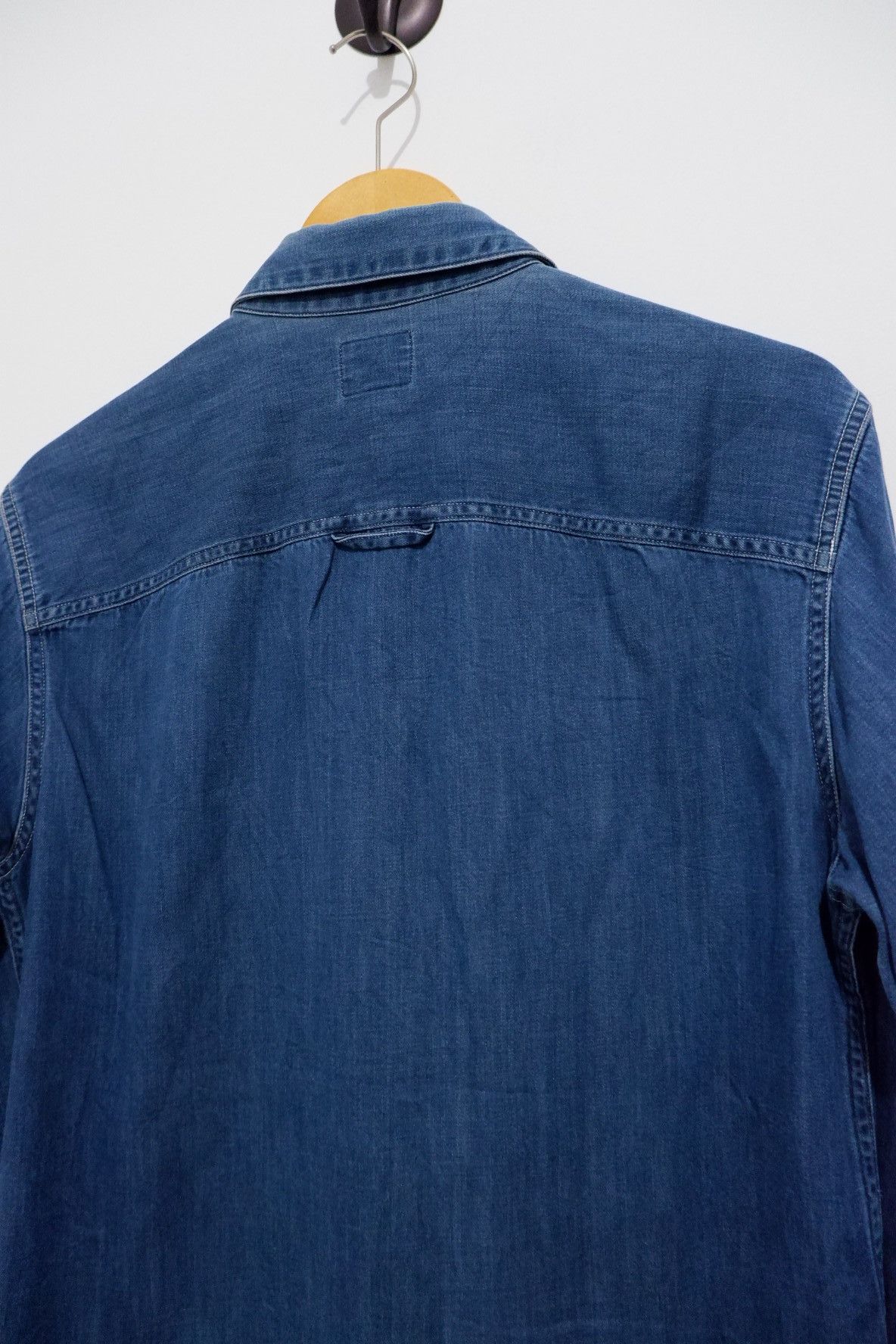 Japanese Brand Blue Work Japan Denim Shirt Size US M / EU 48-50 / 2 - 3 Thumbnail
