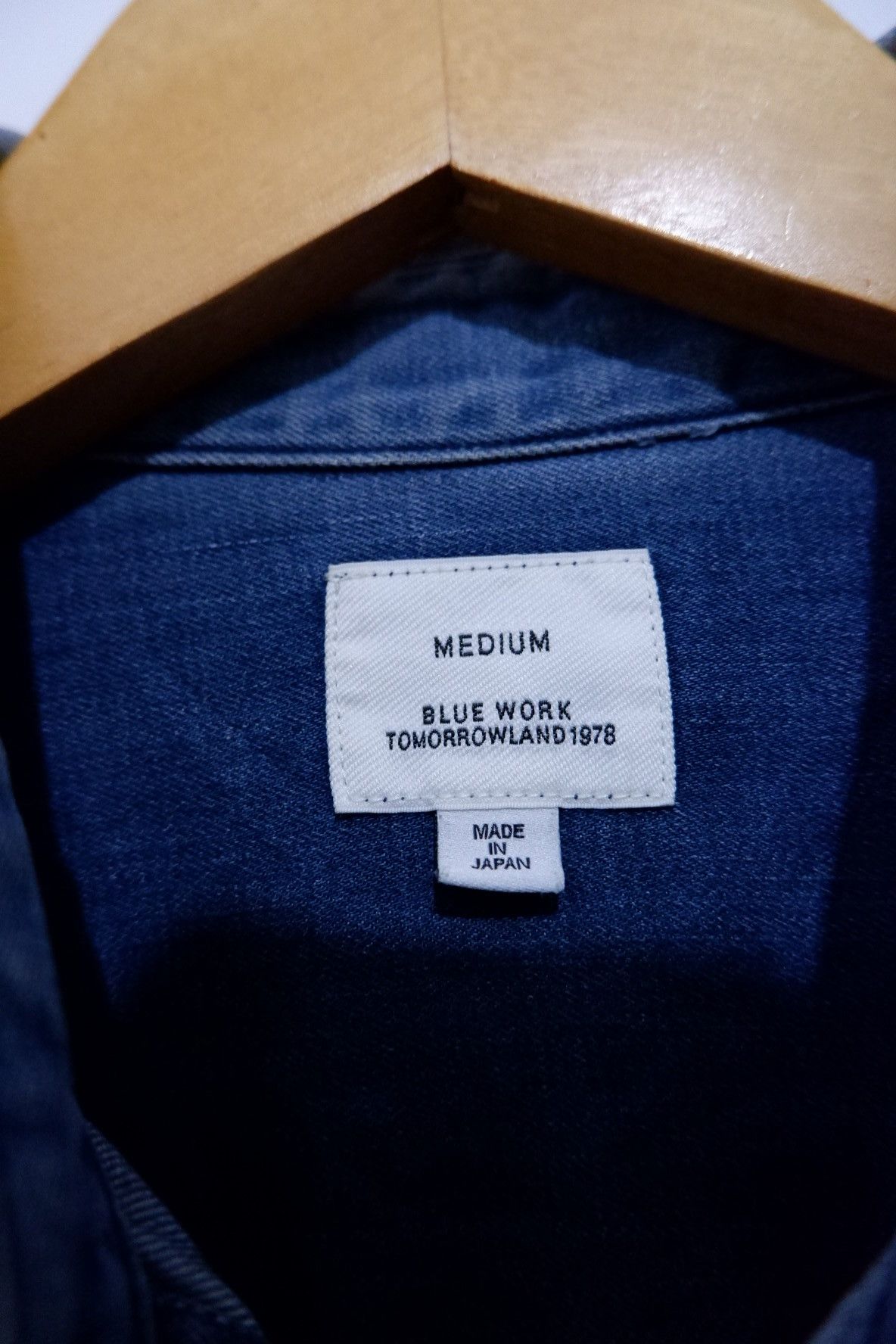 Japanese Brand Blue Work Japan Denim Shirt Size US M / EU 48-50 / 2 - 6 Thumbnail