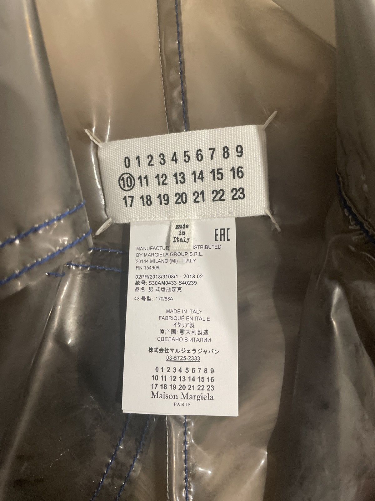 Maison Margiela Maison Margiela Translucent Biker Jacket Size US M / EU 48-50 / 2 - 2 Thumbnail