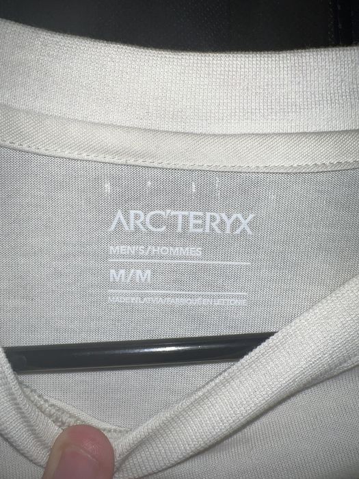 Arc'Teryx Arcteryx System A Copal Long Sleeve Bird Tee Chalk   Grailed