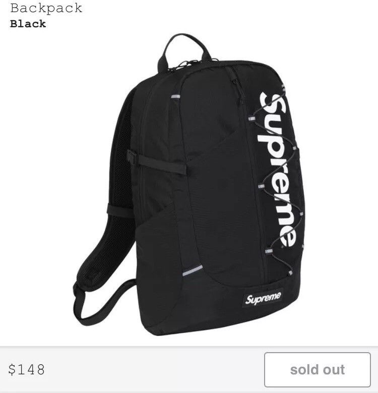 Supreme Supreme SS17 Backpack Black | Grailed