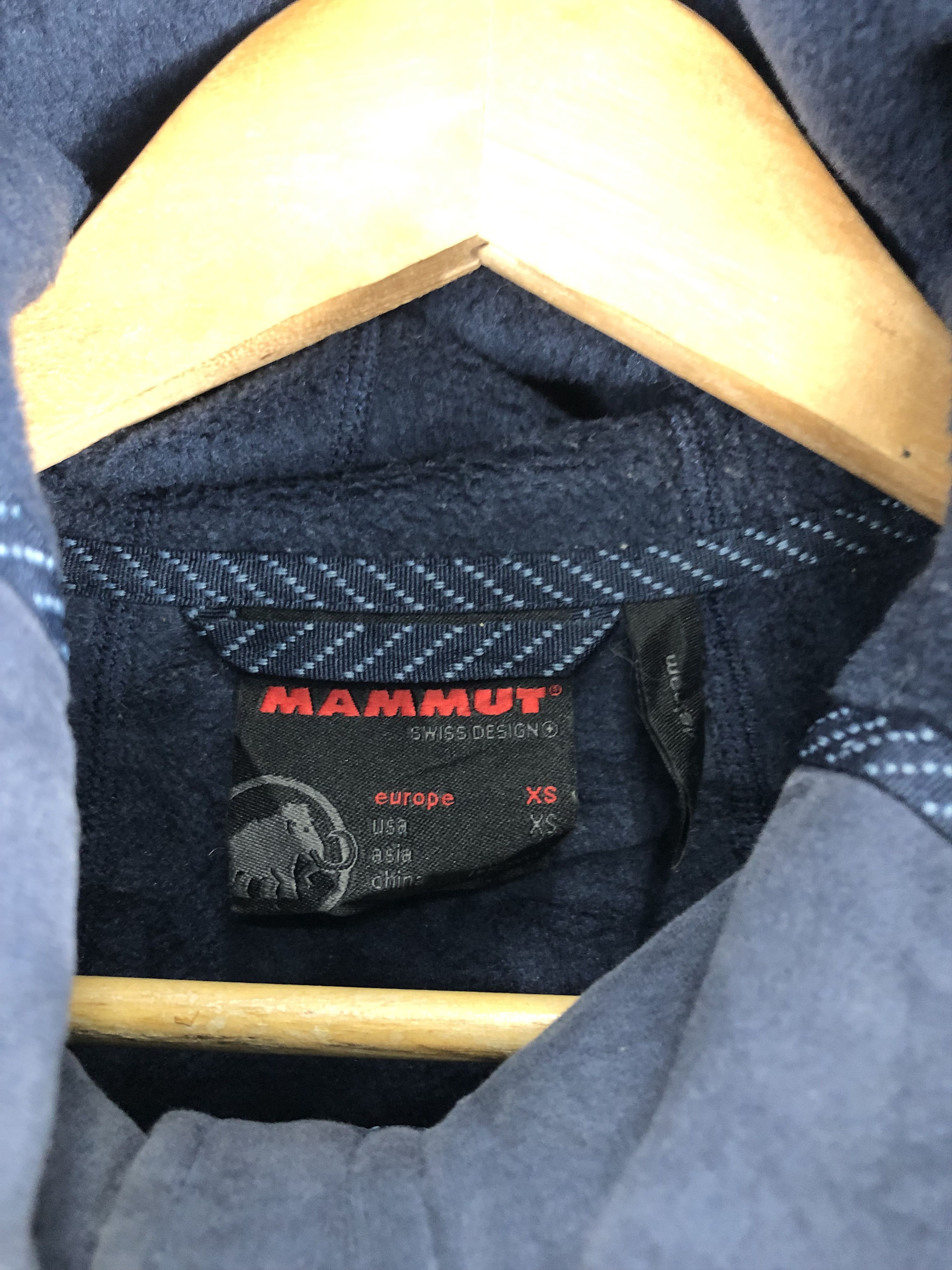 Mammut × Vintage Vintage Mammut Hoodie Blue Size US XS / EU 42 / 0 - 6 Thumbnail