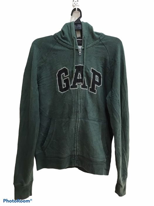 Vintage Gap Hoodie Zipper Gap Big Logo Pullover Jumpers M Size -  Israel