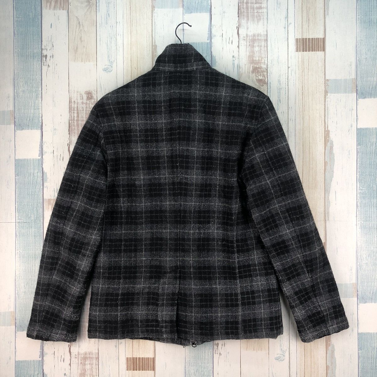 Japanese Brand Vintage Katharine Hamnett Wool Duffle Coat Size US M / EU 48-50 / 2 - 2 Thumbnail