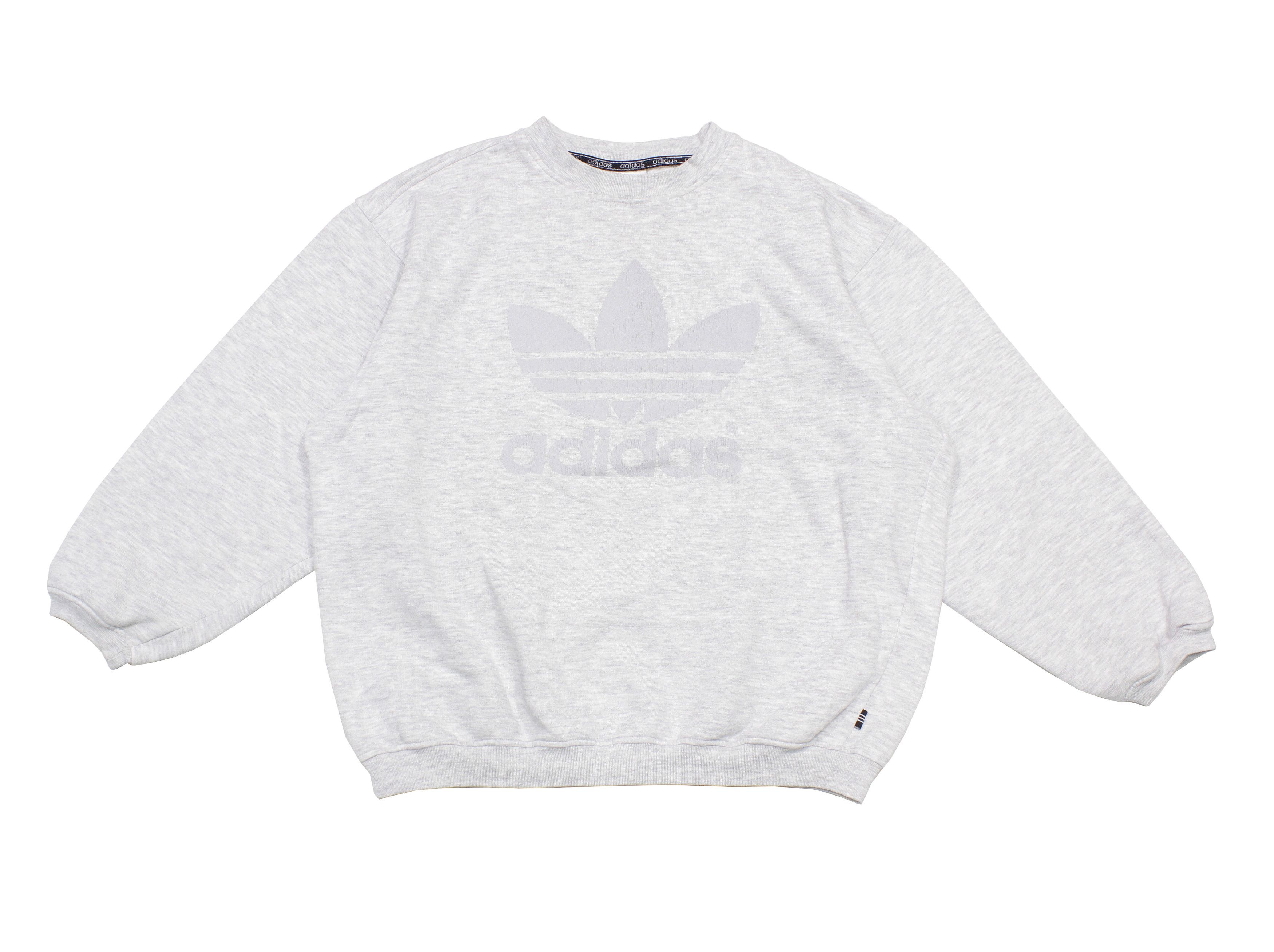 Adidas × Vintage 90S Big Logo Baggy Sweatshirt Size US M / EU 48-50 / 2 - 1 Thumbnail