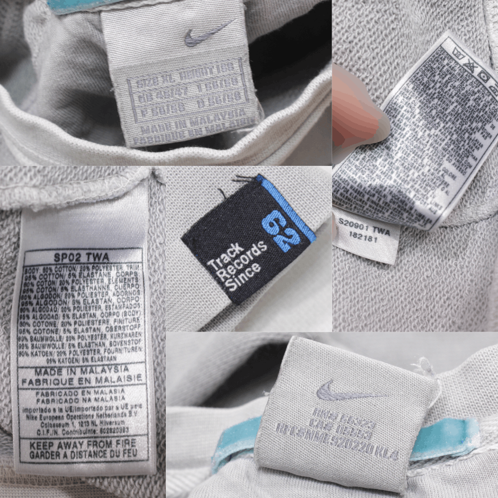 Nike 00S Swoosh Logo Sweatshirt Size US XL / EU 56 / 4 - 8 Thumbnail