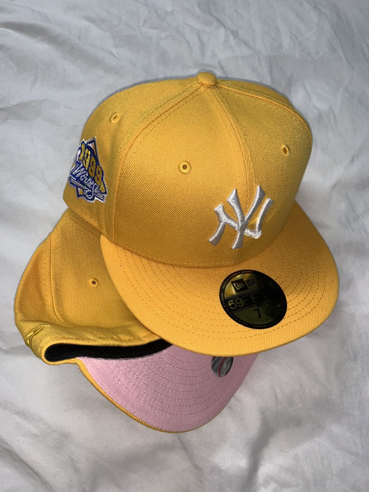 Exclusive NY Yankees Pink Lemonade Fitted 1999 1/8 1/4 3/8
