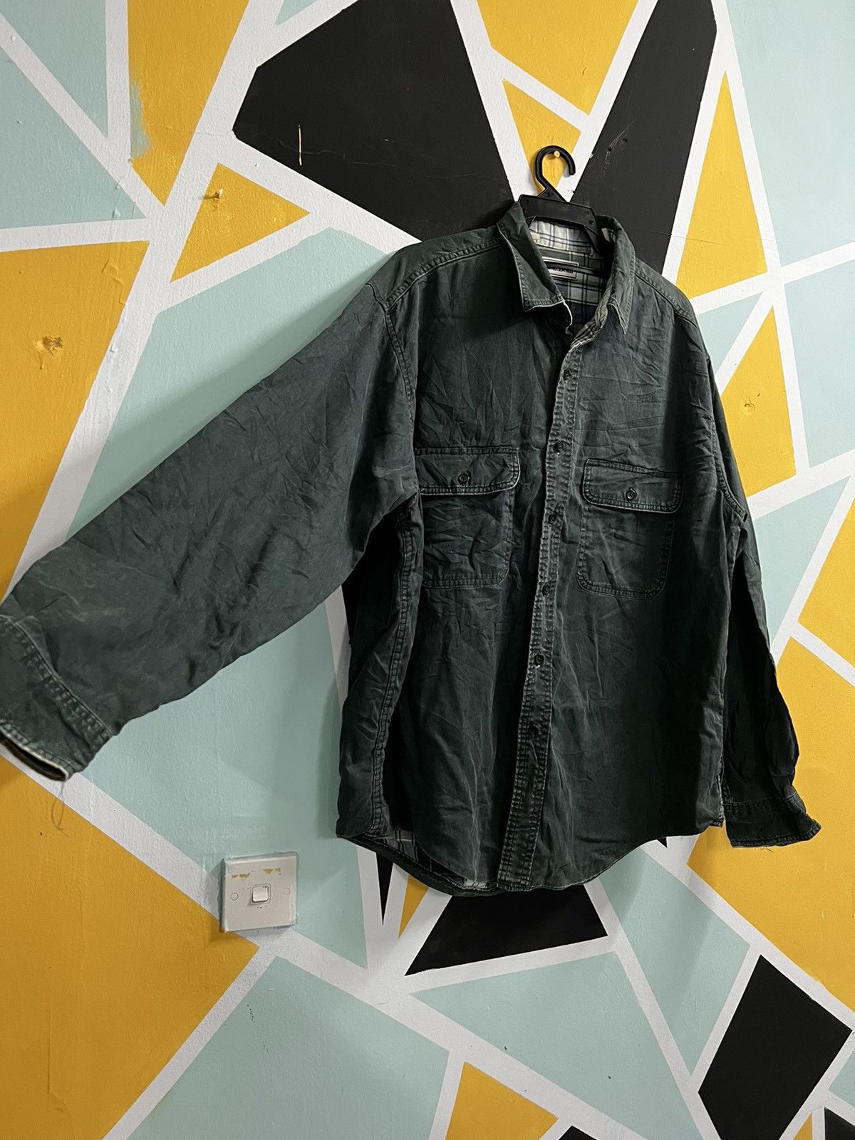 L.L. Bean Vintage flannel L.L Bean Duck Green Size US XL / EU 56 / 4 - 2 Thumbnail