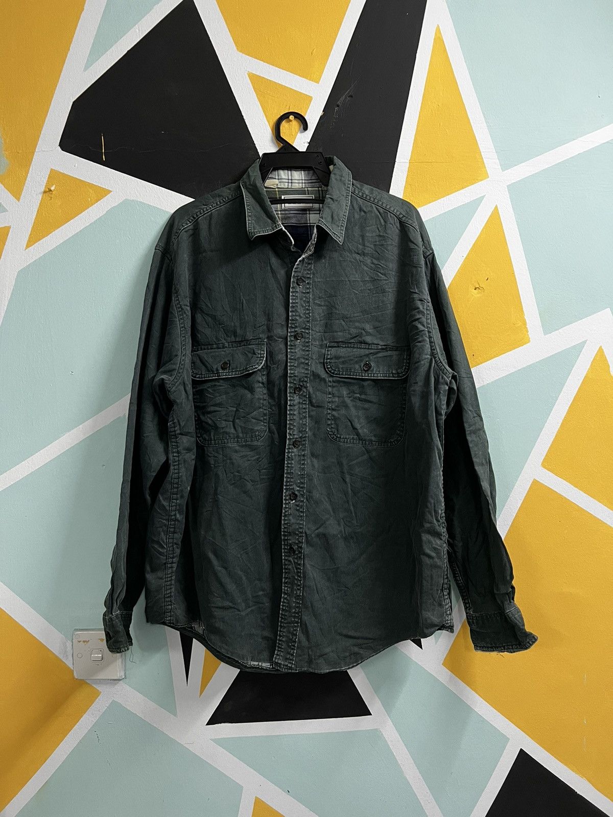 L.L. Bean Vintage flannel L.L Bean Duck Green Size US XL / EU 56 / 4 - 1 Thumbnail