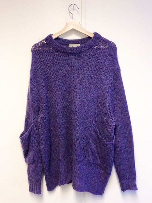 Acne Studios «Esther» PAW12 oversized knit mohair pocket sweater | Grailed