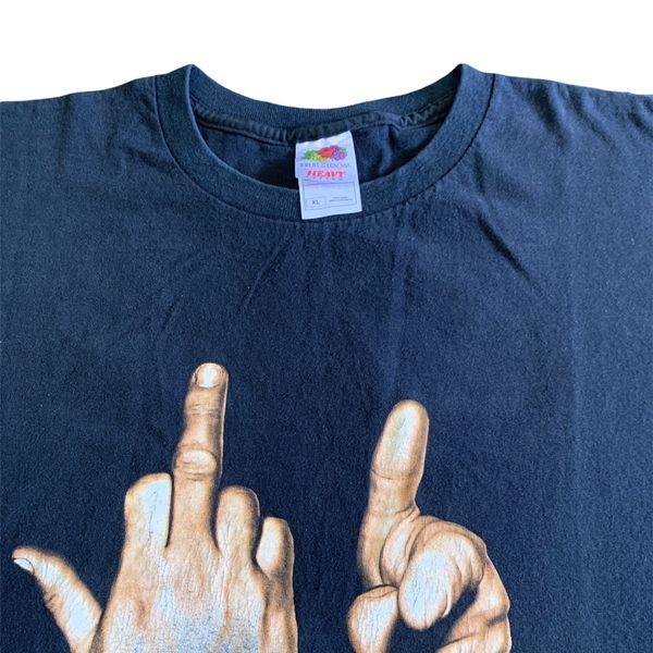 Vintage Vintage Fuck You Hand Sign Tee | Grailed