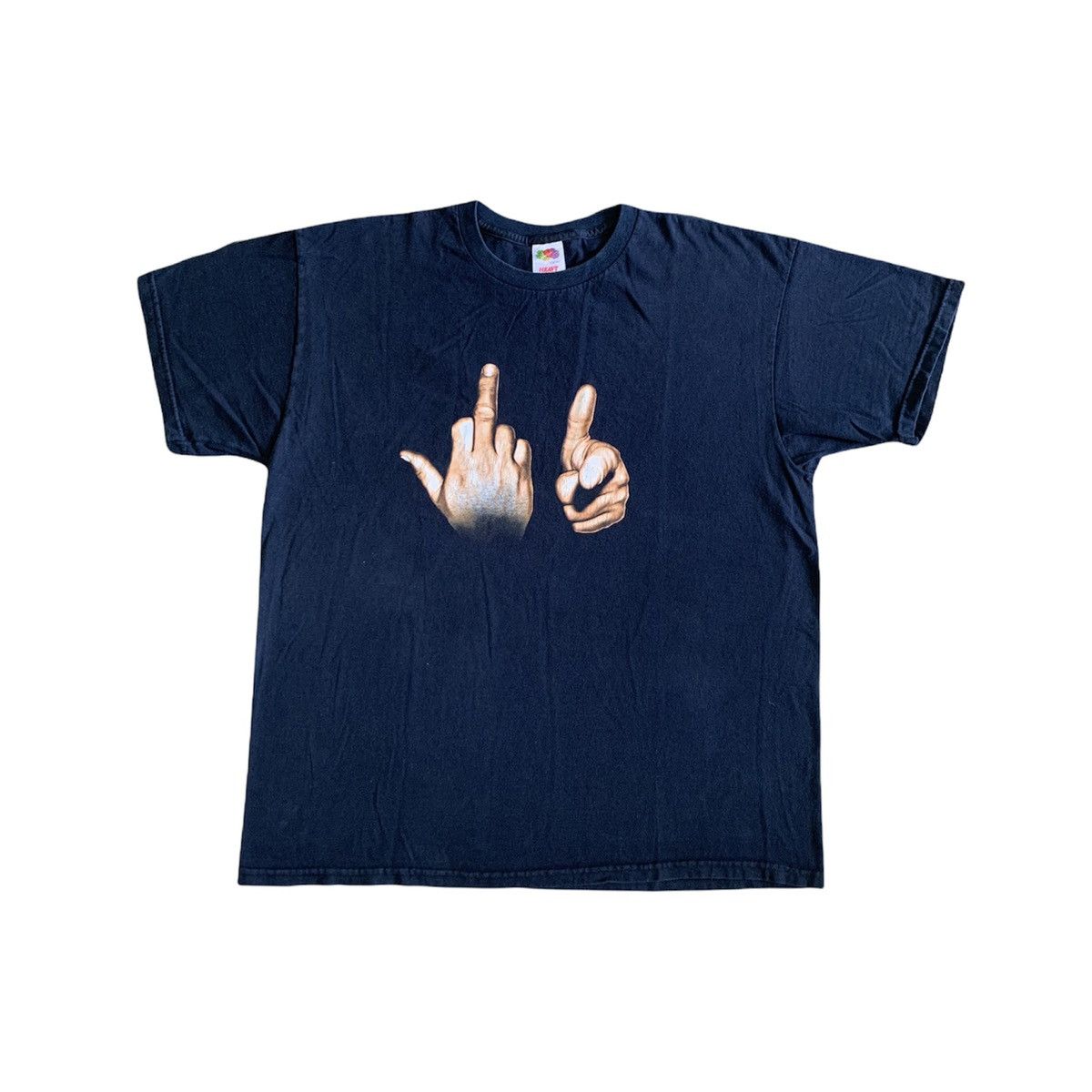 Vintage Vintage Fuck You Hand Sign Tee | Grailed