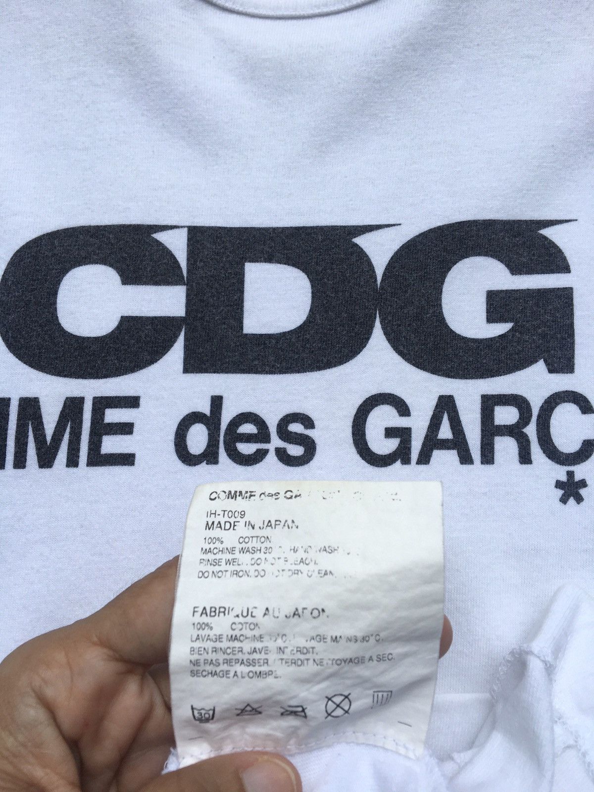 Rare Comme Des Garcons CDG Big Spellout Tshirt