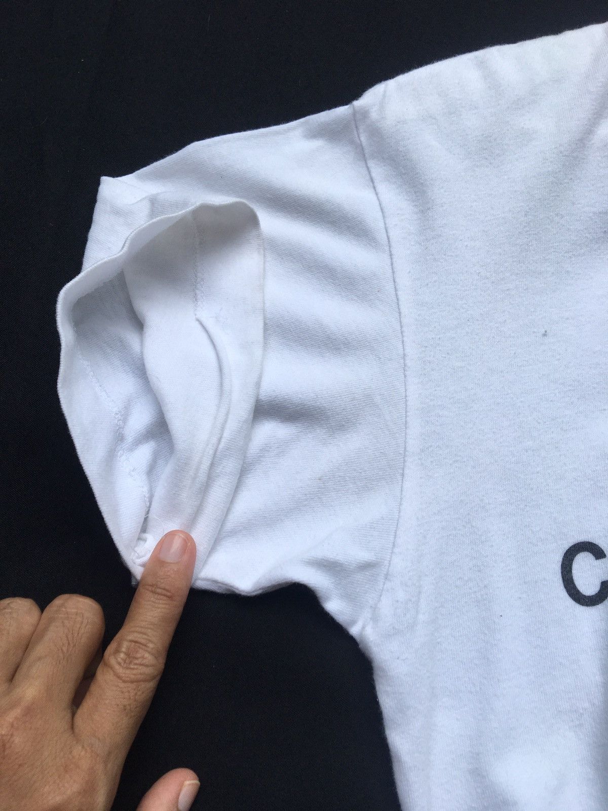 Rare Comme Des Garcons CDG Big Spellout Tshirt