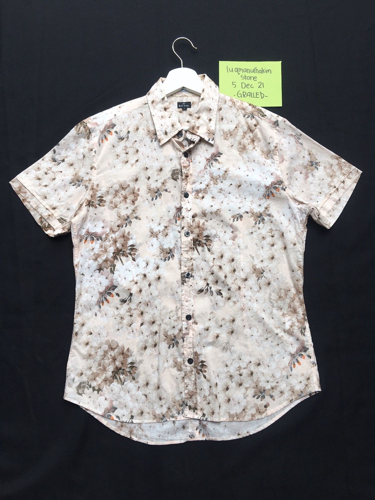 Paul Smith Vintage Paul Smith Florals Motif Buttons Shirt Size US S / EU 44-46 / 1 - 1 Thumbnail