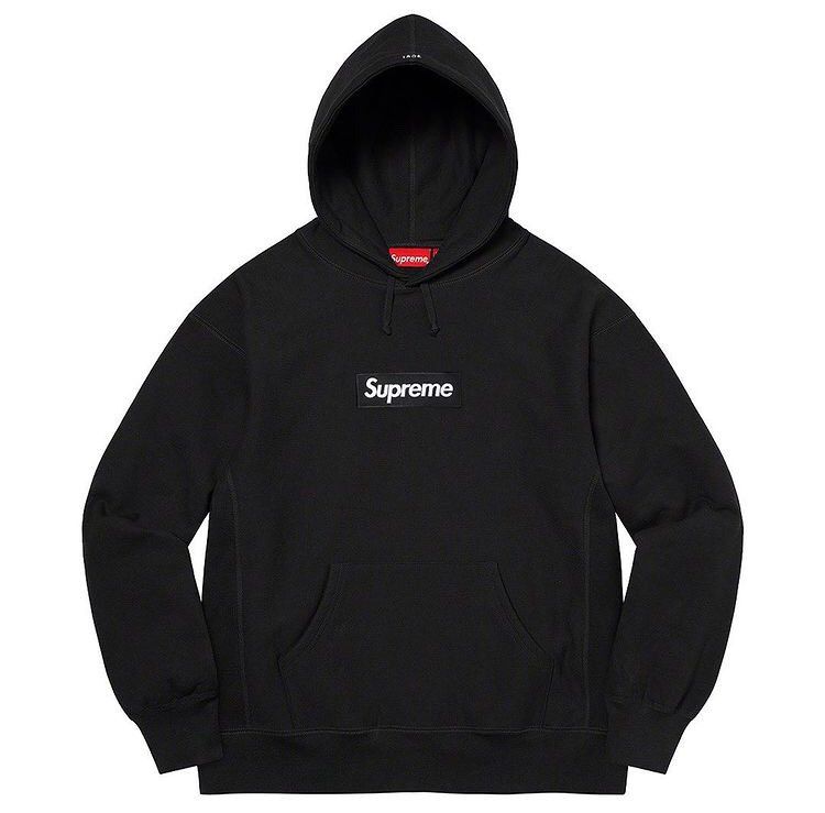 Supreme Supreme Box Logo Hoodie Black 2021 | Grailed