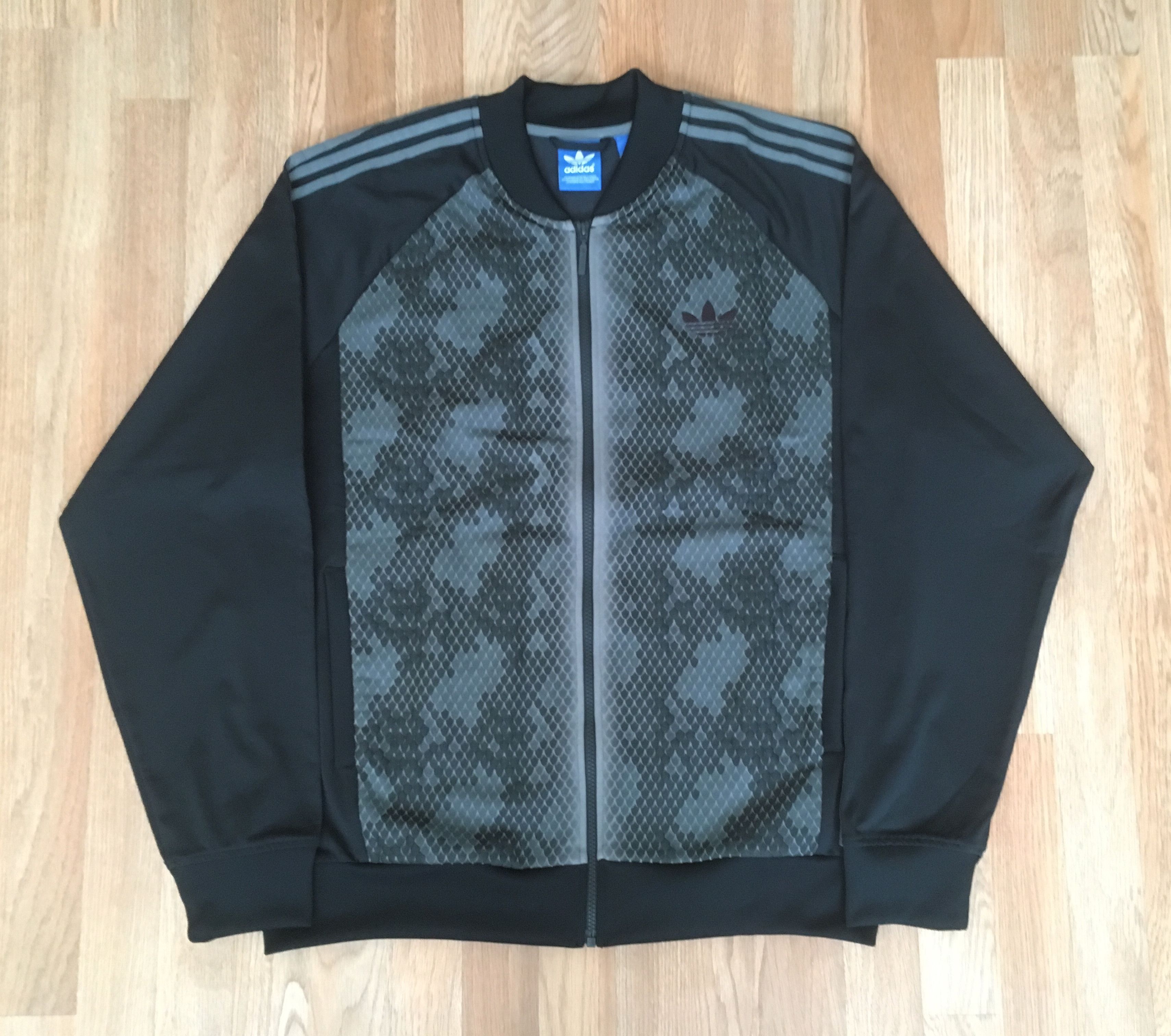 Adidas originals reflective snake superstar track top - mens best sale