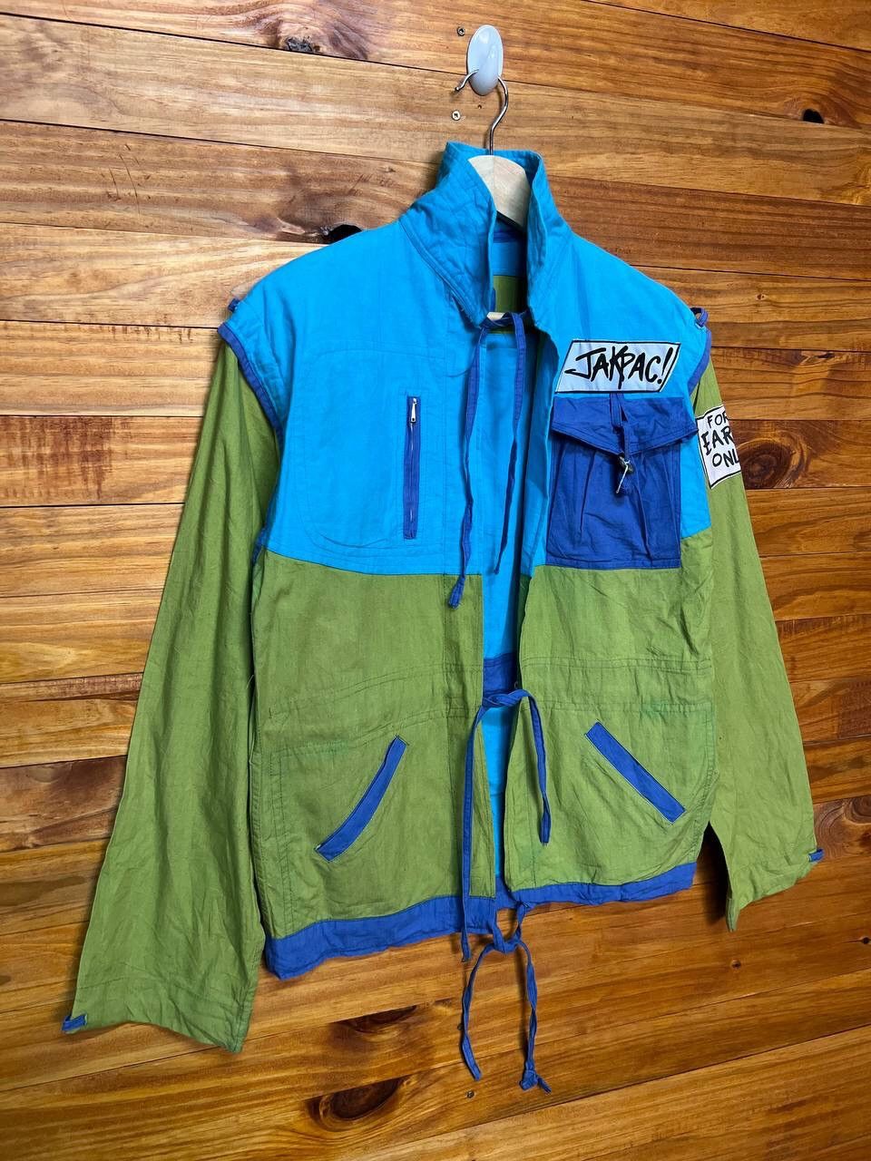 Japanese Brand JAKPACT PARTICULAR MOTION REVERSIBLE COLOUR BLOCK JACKET Size US S / EU 44-46 / 1 - 2 Thumbnail