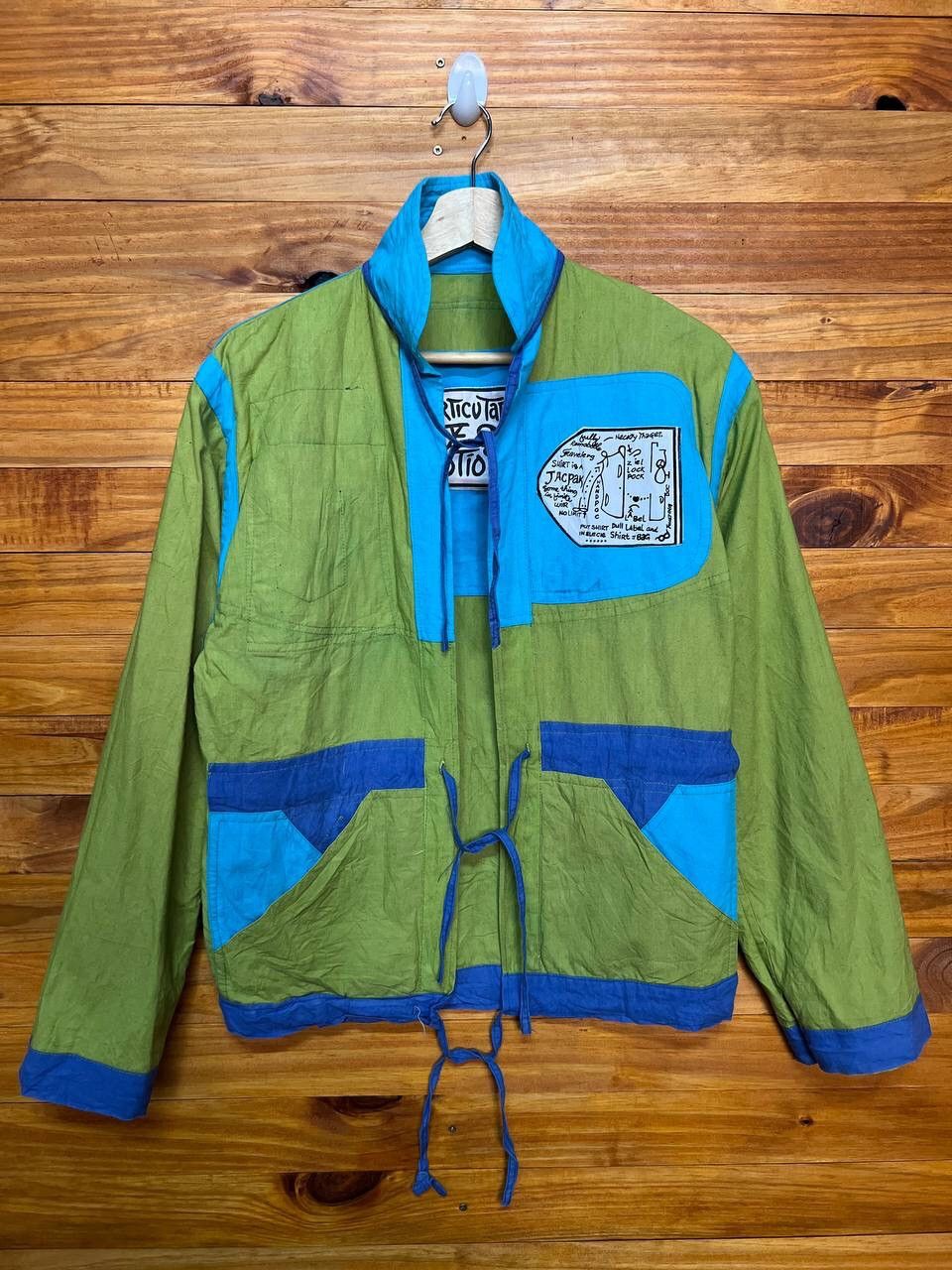 Japanese Brand JAKPACT PARTICULAR MOTION REVERSIBLE COLOUR BLOCK JACKET Size US S / EU 44-46 / 1 - 14 Thumbnail