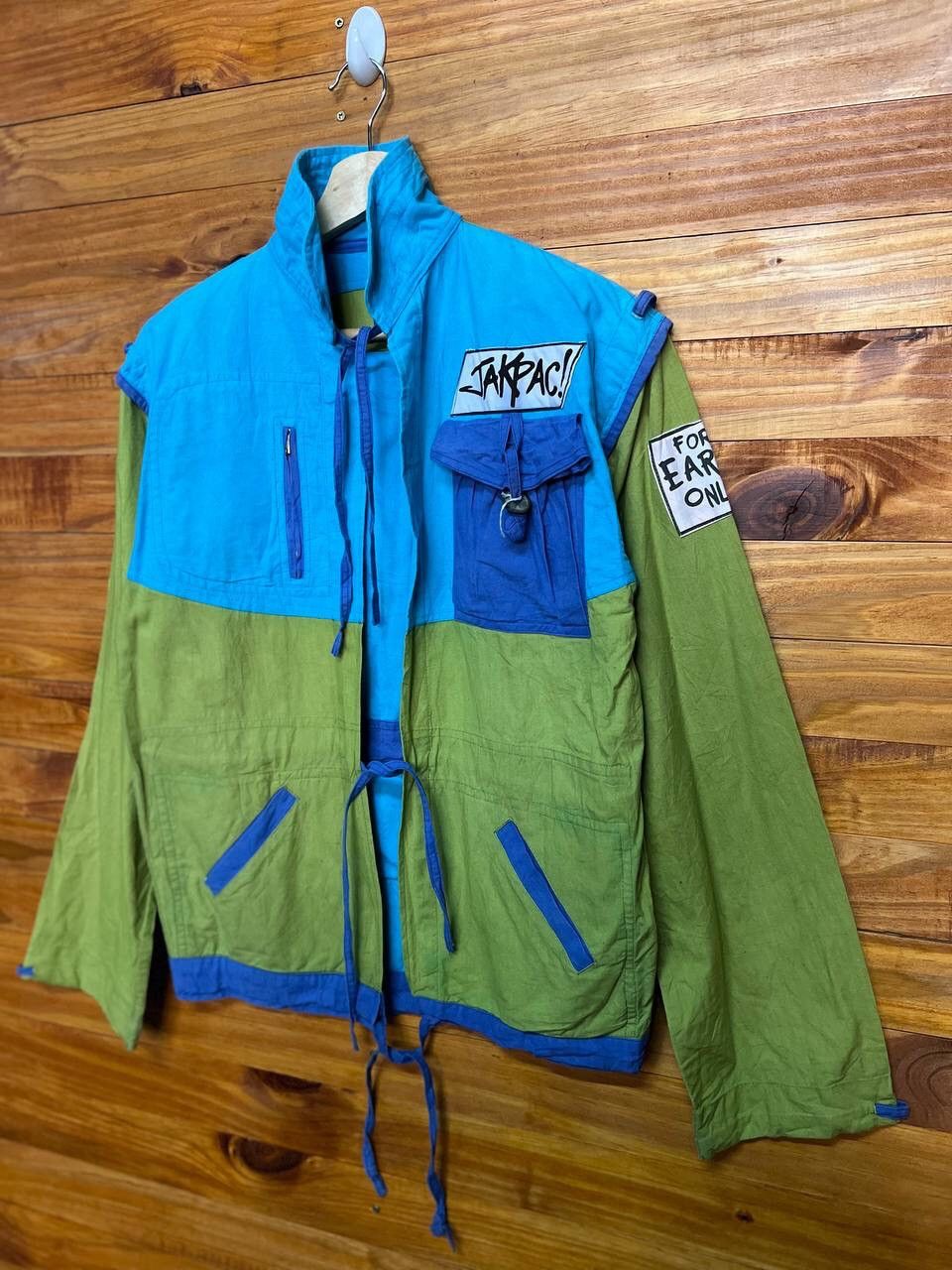 Japanese Brand JAKPACT PARTICULAR MOTION REVERSIBLE COLOUR BLOCK JACKET Size US S / EU 44-46 / 1 - 3 Thumbnail