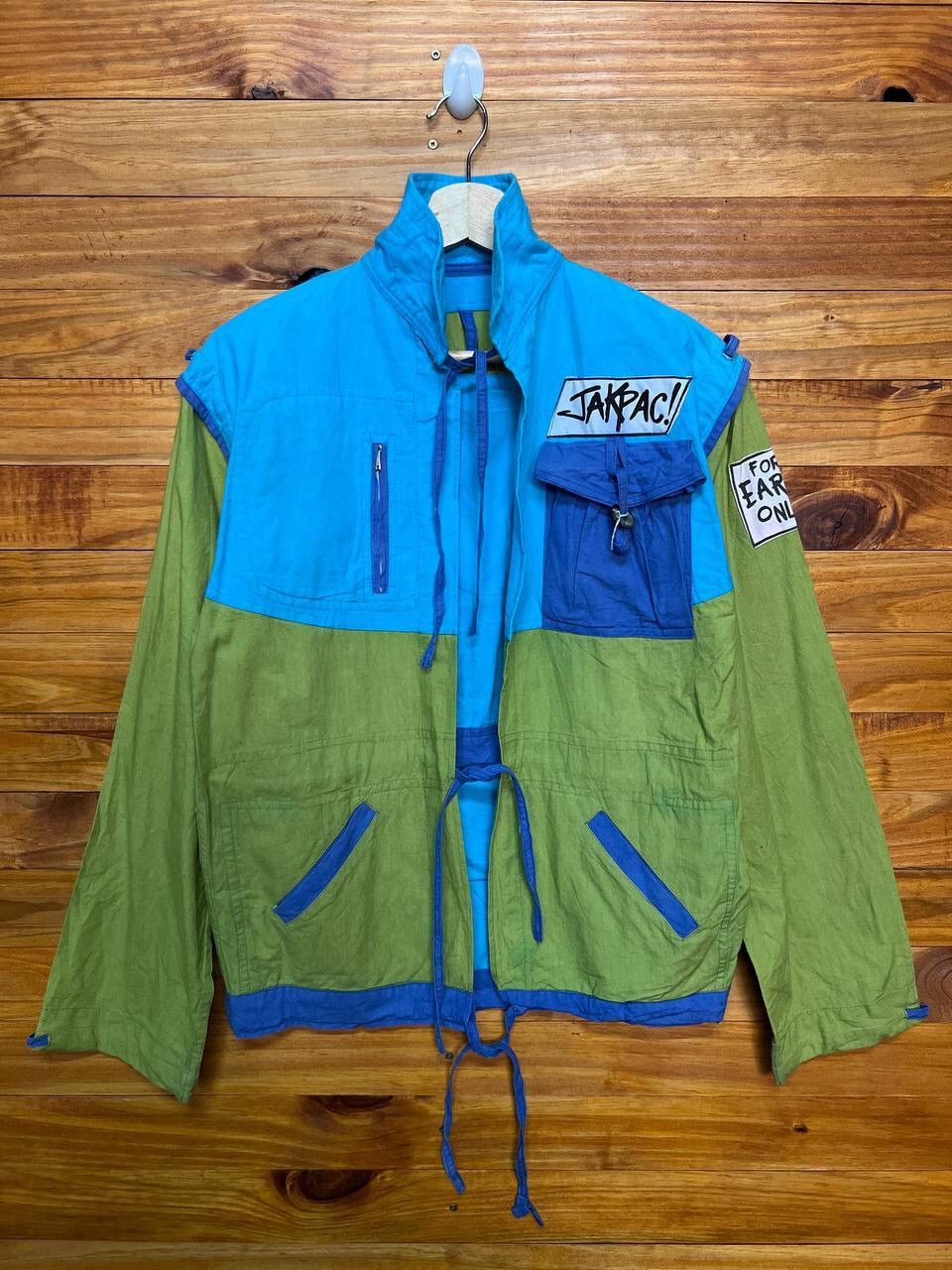 Japanese Brand JAKPACT PARTICULAR MOTION REVERSIBLE COLOUR BLOCK JACKET Size US S / EU 44-46 / 1 - 1 Thumbnail